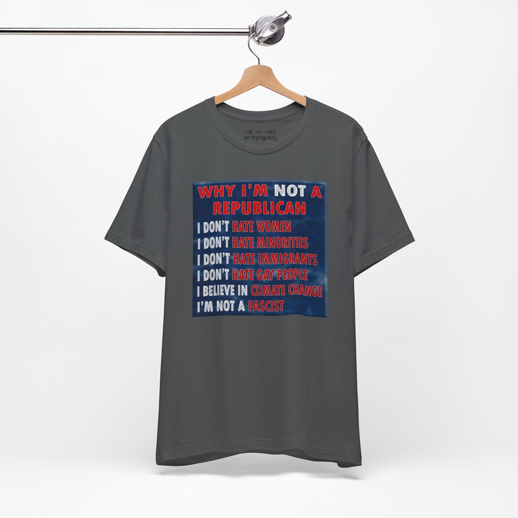 NOT REPUBLICAN T-SHIRT/ASPHALT