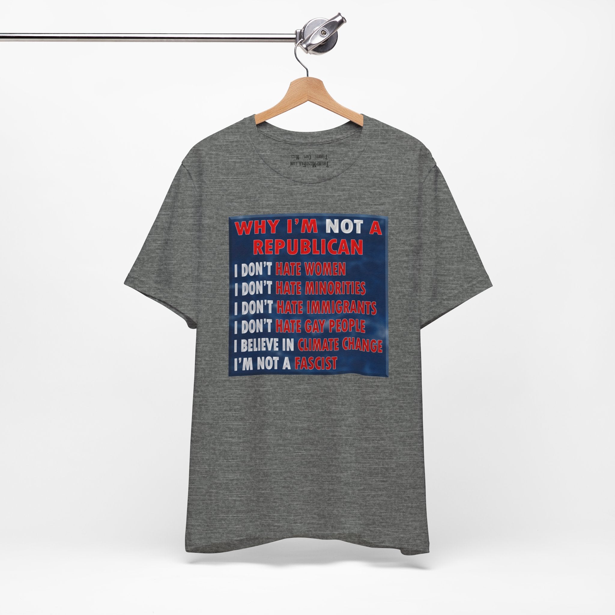 NOT REPUBLICAN T-SHIRT/DEEP HEATHER