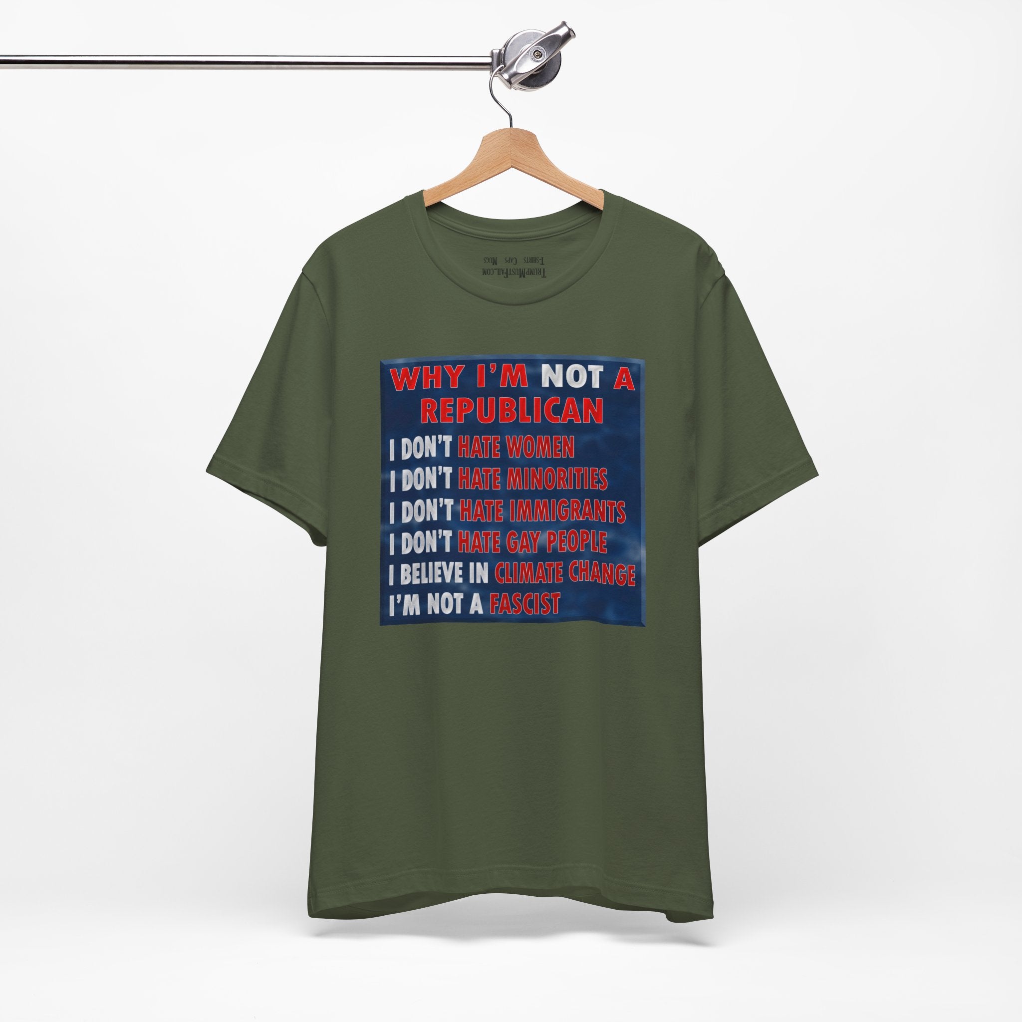 NOT REPUBLICAN T-SHIRT/ATHLETIC HEATHER
