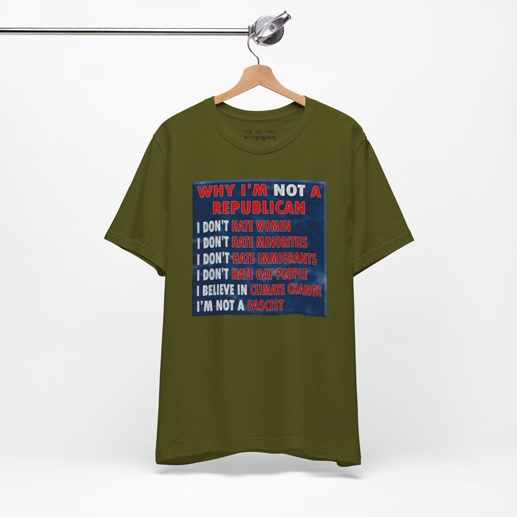 NOT REPUBLICAN T-SHIRT/OLIVE
