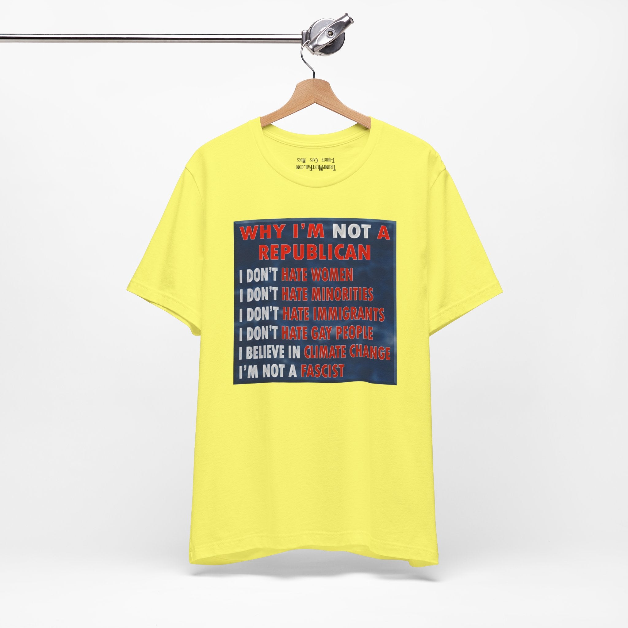 NOT REPUBLICAN T-SHIRT/YELLOW