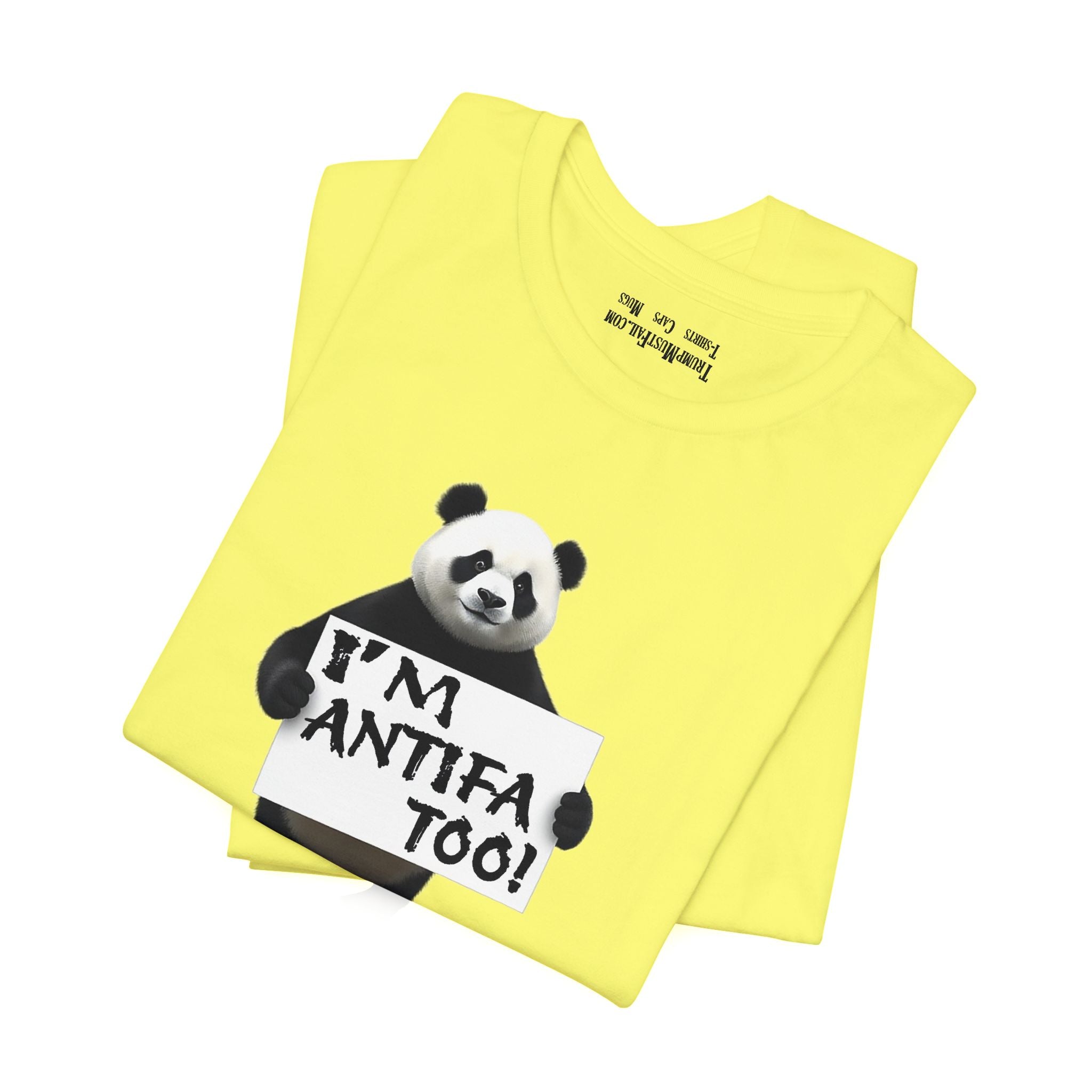 I'M ANTIFA TOO T-SHIRT/YELLOW