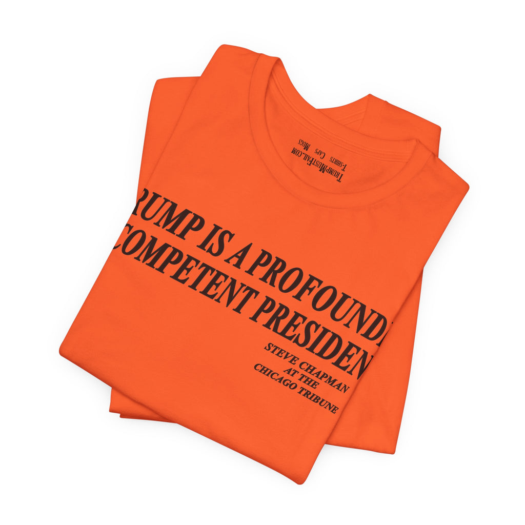 PROFOUNDLY INCOMPETENT T-SHIRT/ORANGE