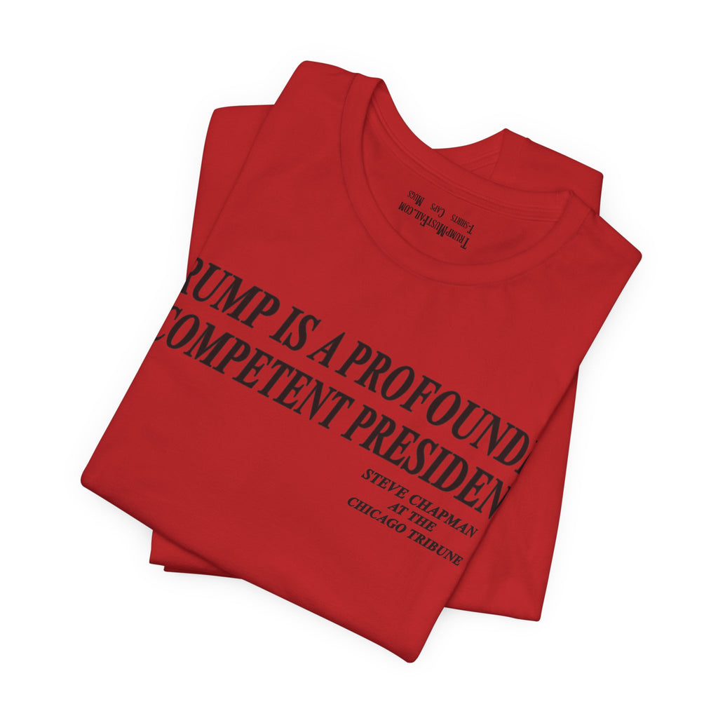 PROFOUNDLY INCOMPETENT T-SHIRT/RED