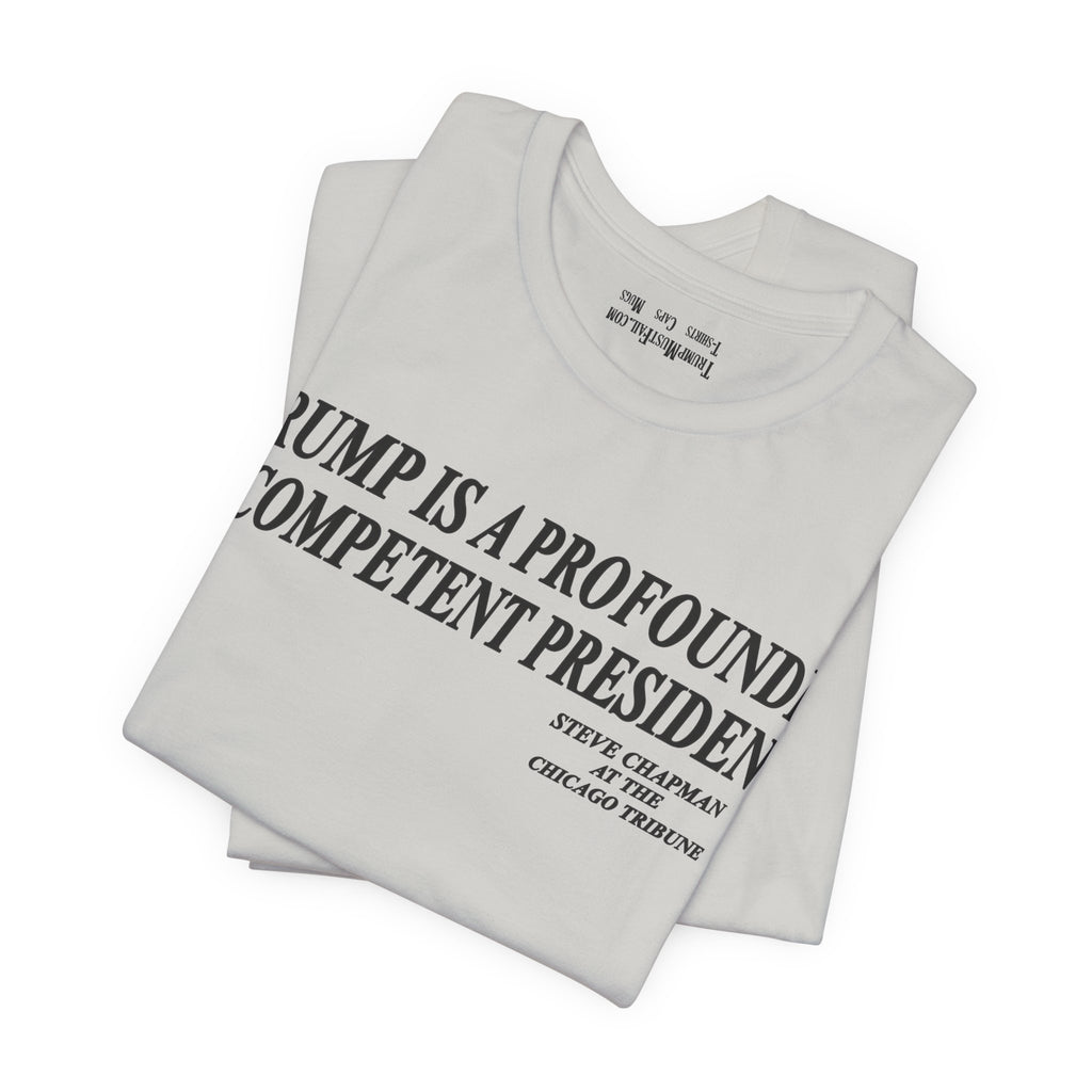 PROFOUNDLY INCOMPETENT T-SHIRT/SILVER