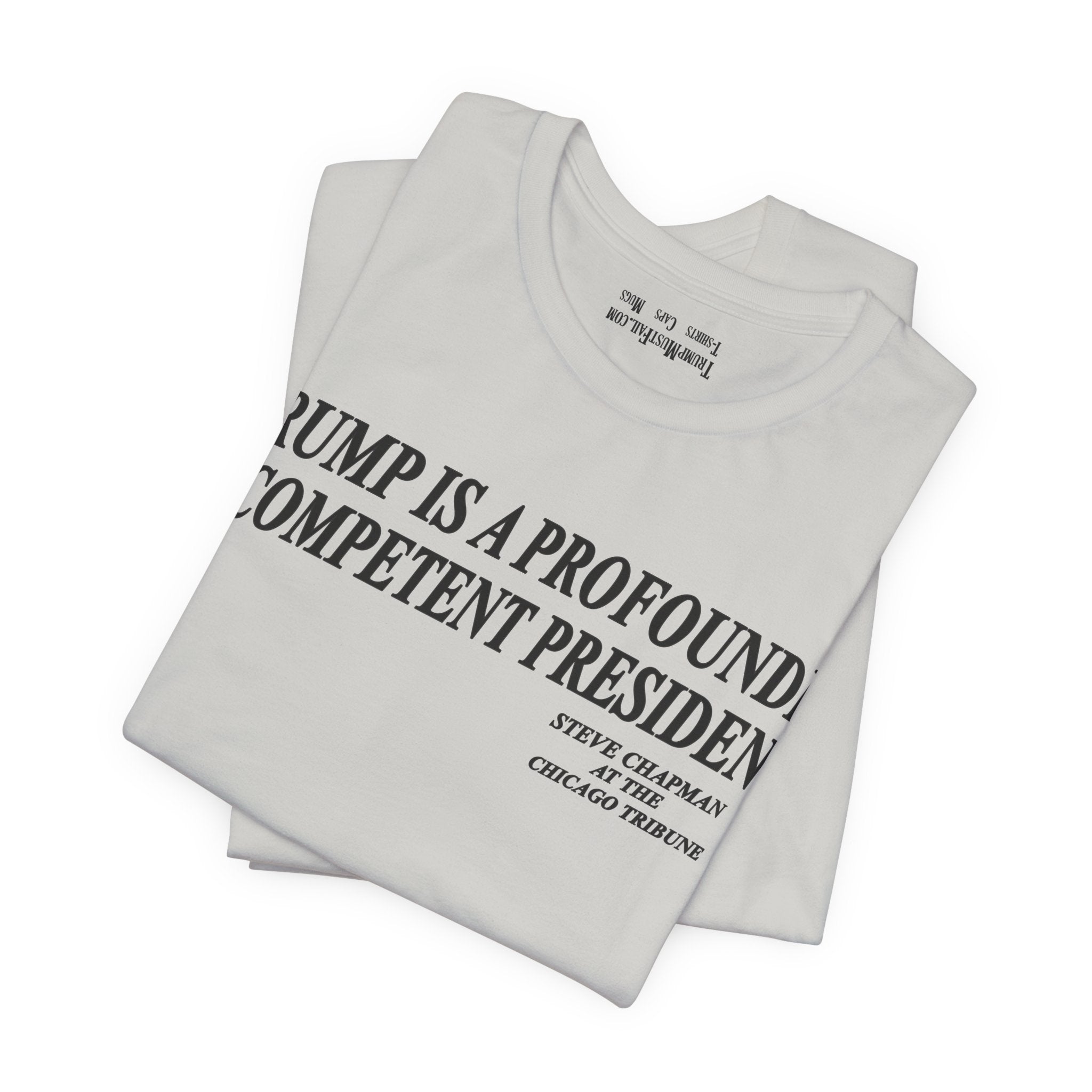 PROFOUNDLY INCOMPETENT T-SHIRT/SILVER