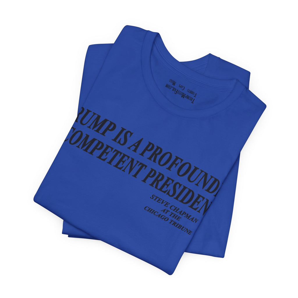 PROFOUNDLY INCOMPETENT T-SHIRT/TRUE ROYAL