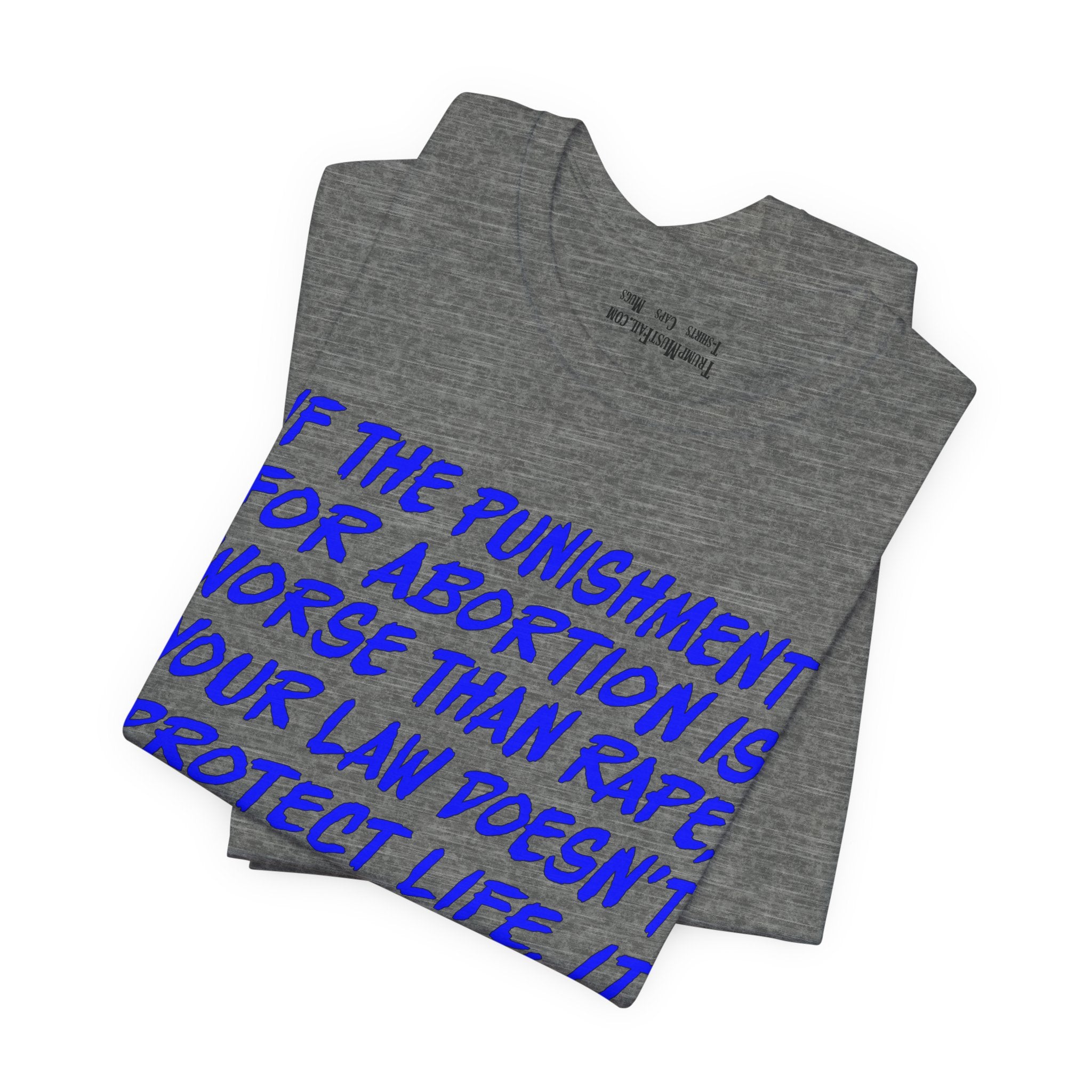 PUNISHMENT T-SHIRT/DEEP HEATHER