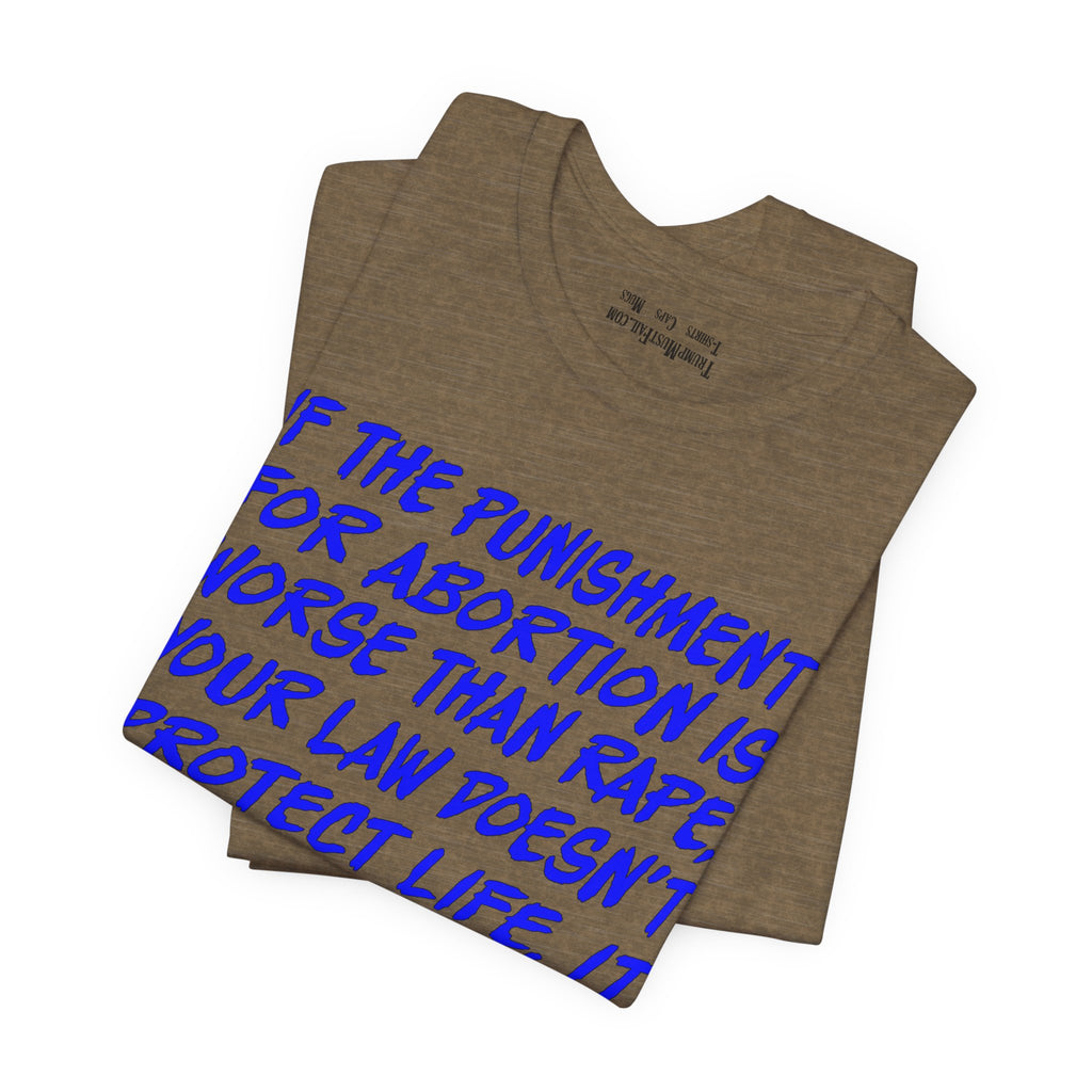 PUNISHMENT T-SHIRT/HEATHER OLIVE