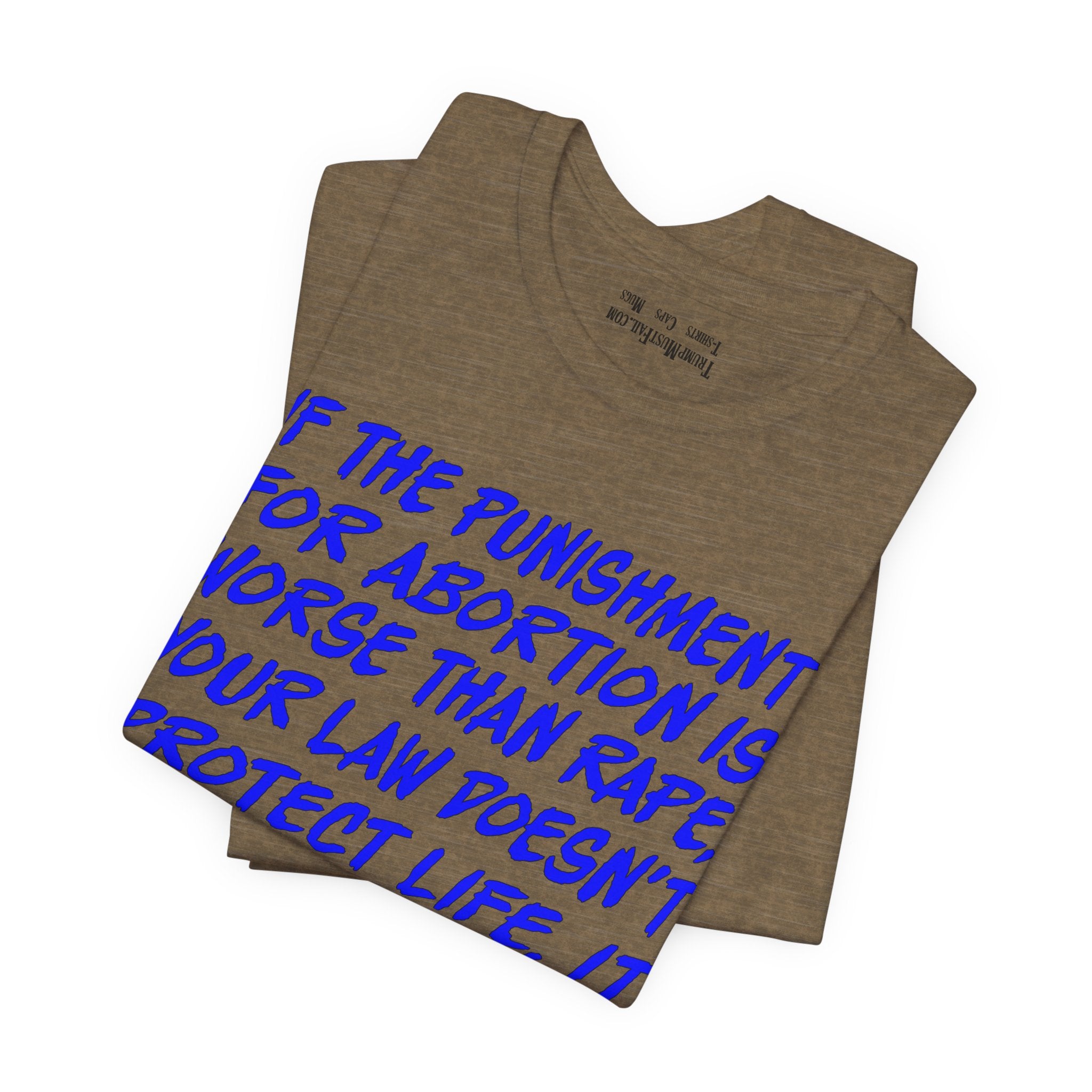 PUNISHMENT T-SHIRT/HEATHER OLIVE
