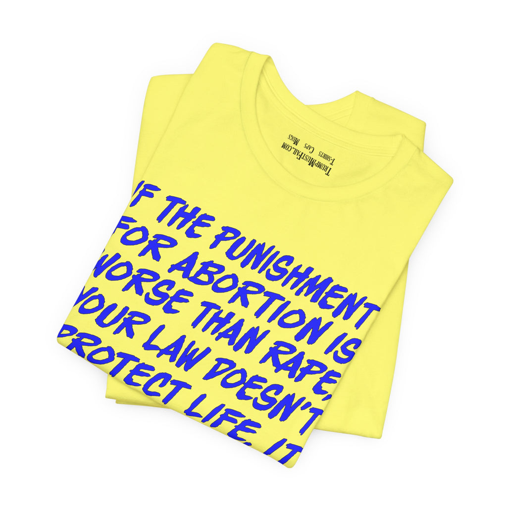 PUNISHMENT T-SHIRT/YELLOW