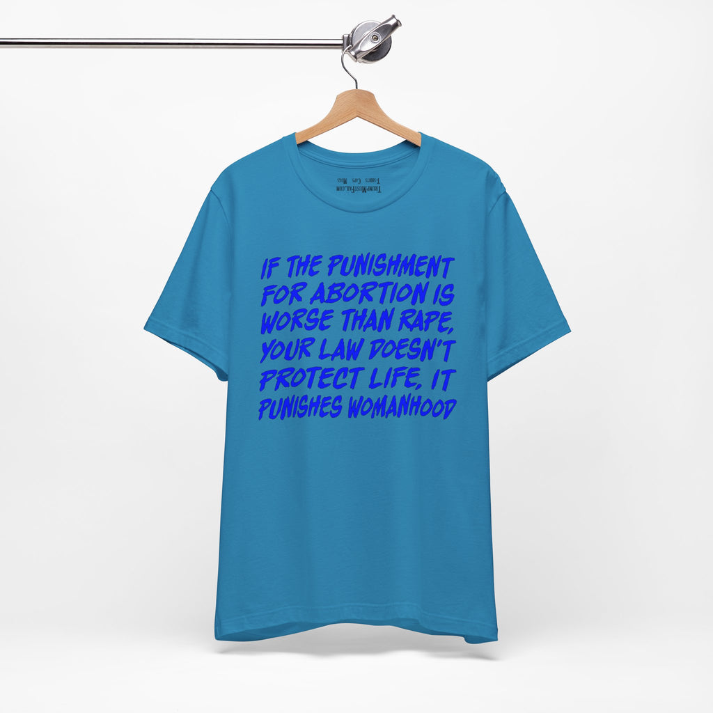 PUNISHMENT T-SHIRT/AQUA