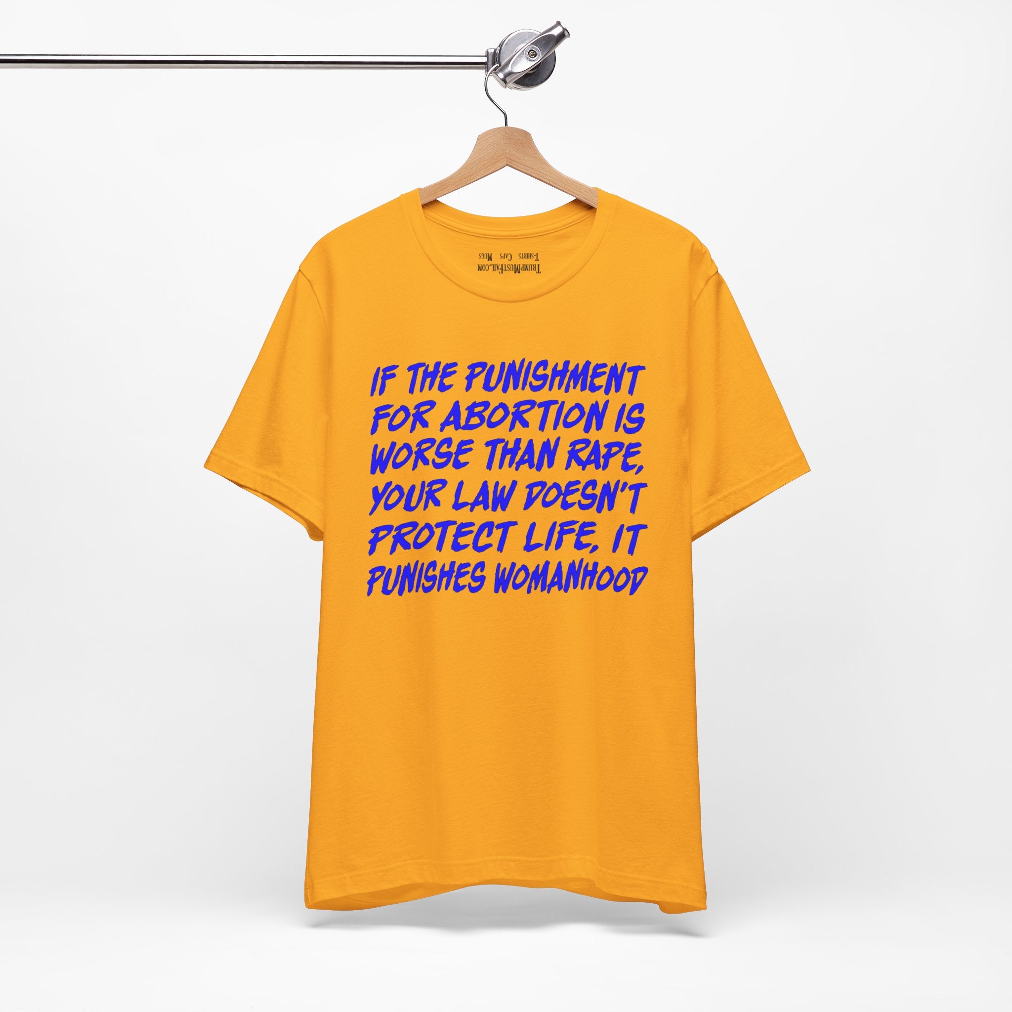 PUNISHMENT T-SHIRT/GOLD