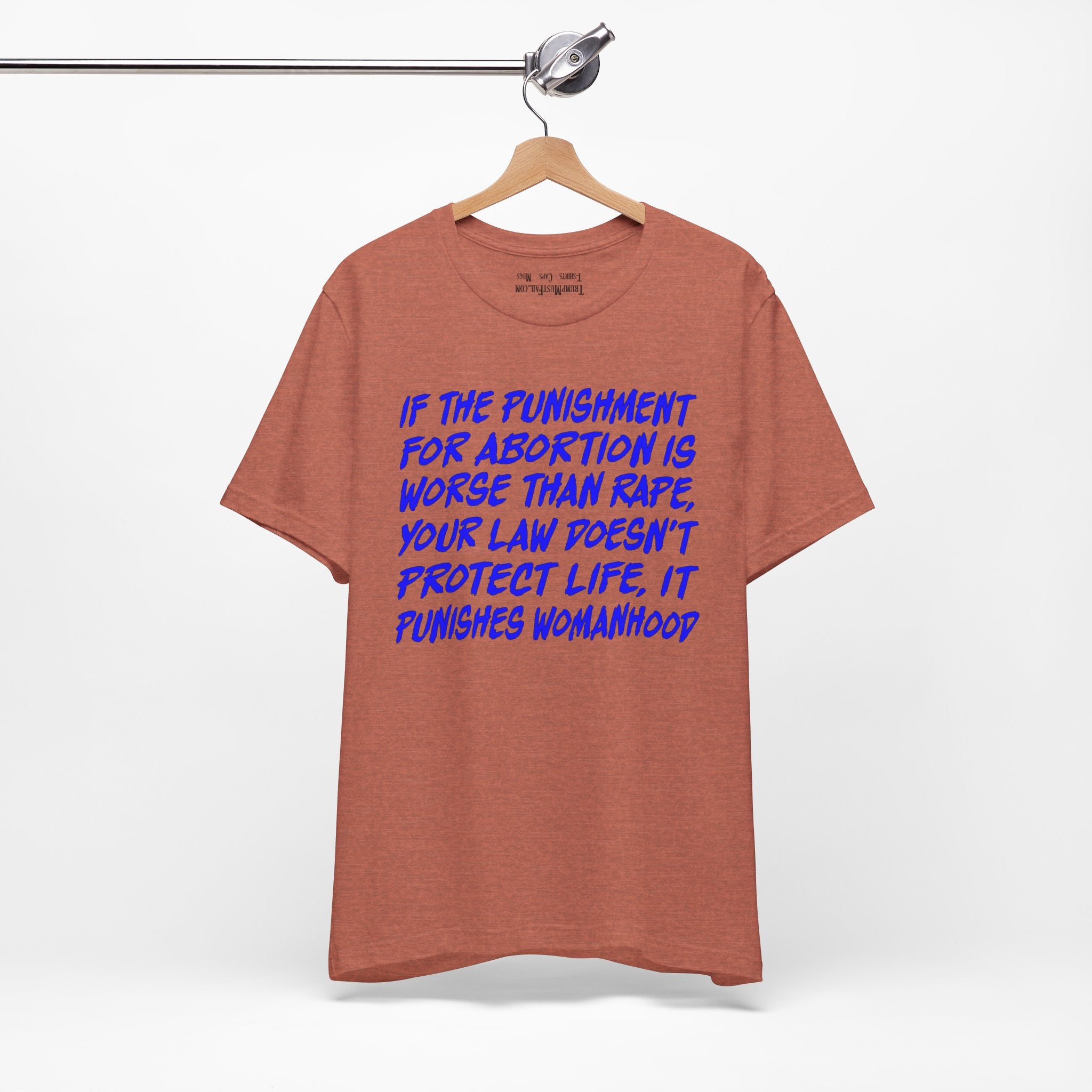 PUNISHMENT T-SHIRT/HEATHER CLAY