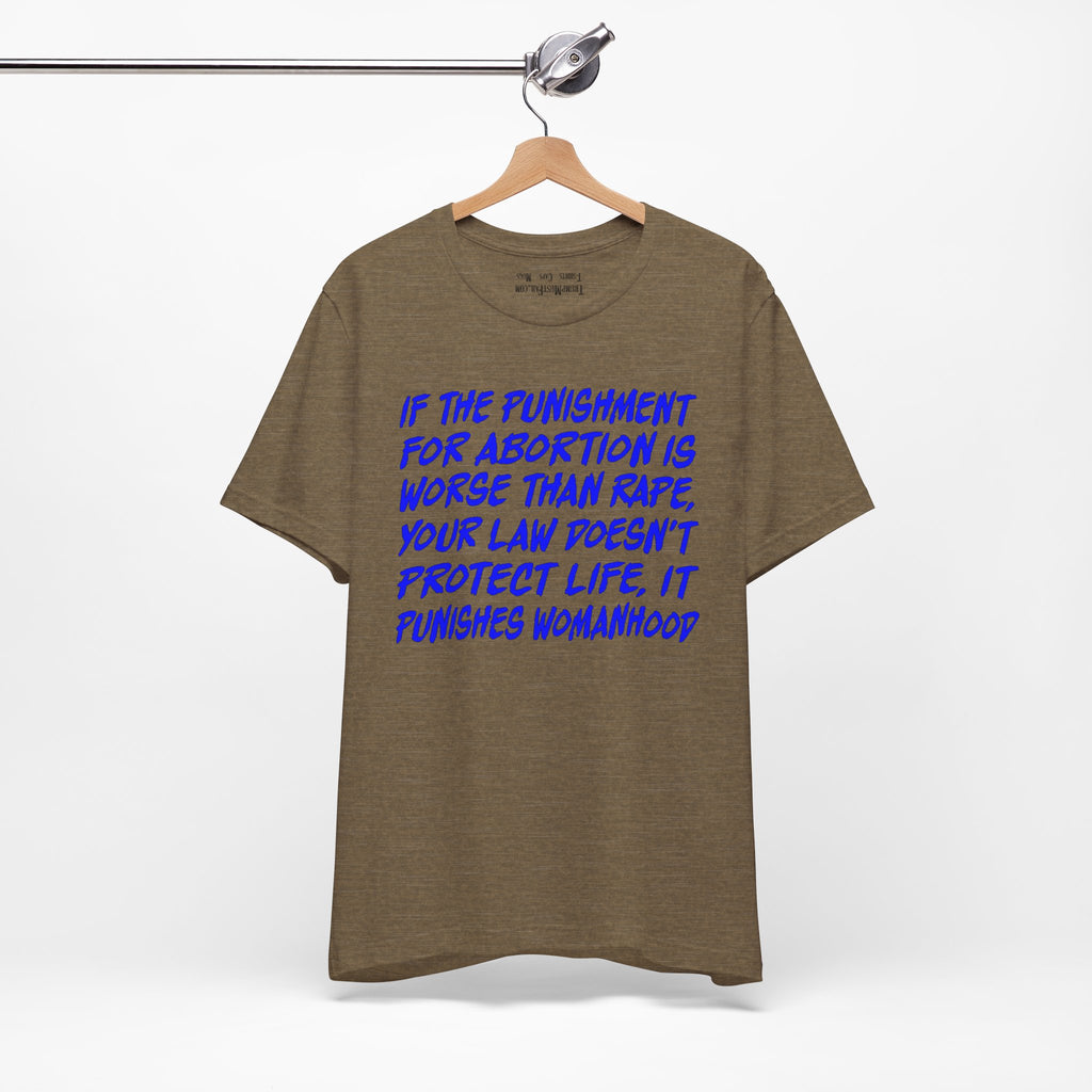 PUNISHMENT T-SHIRT/HEATHER OLIVE