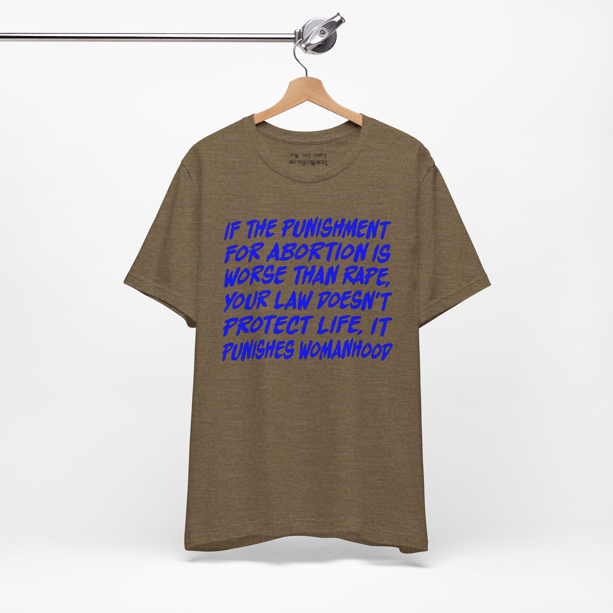 PUNISHMENT T-SHIRT/HEATHER OLIVE