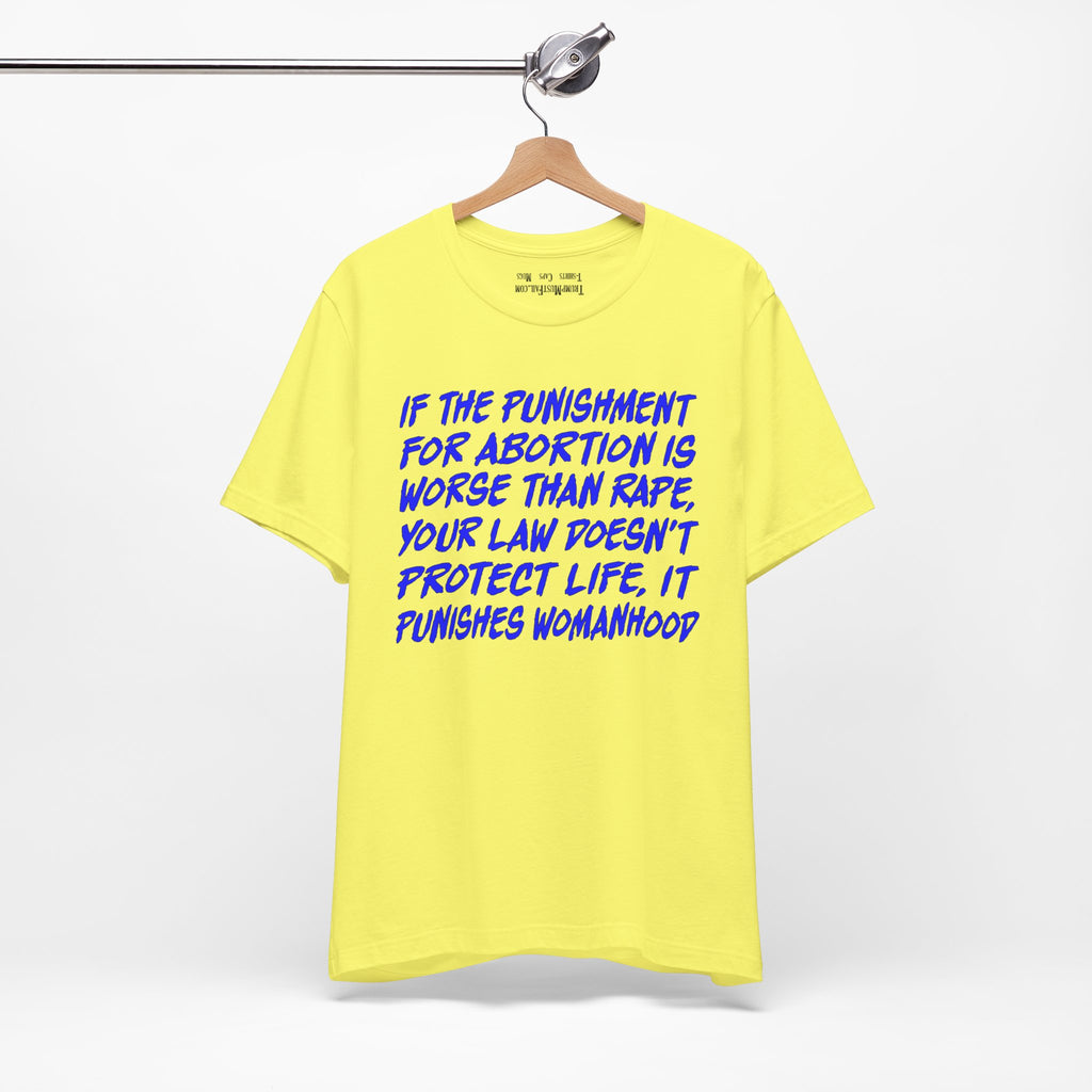 PUNISHMENT T-SHIRT/YELLOW