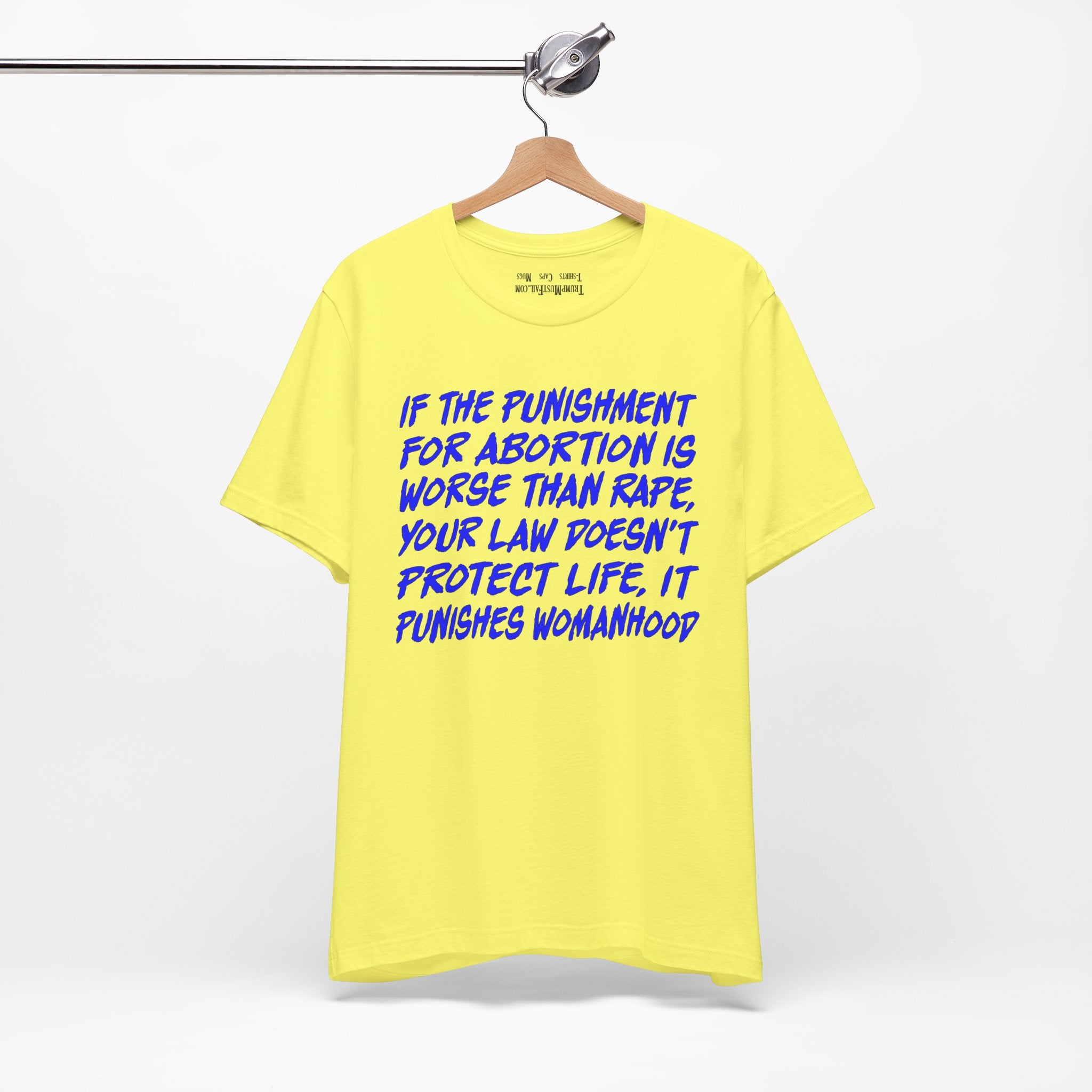 PUNISHMENT T-SHIRT/YELLOW