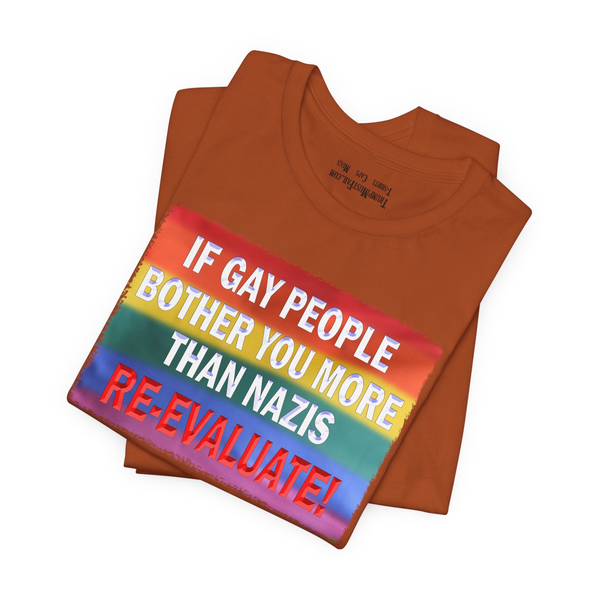 RE-EVALUATE T-SHIRT/AUTUMN