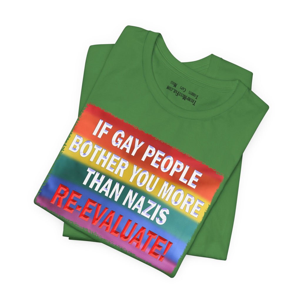 RE-EVALUATE T-SHIRT/LEAF