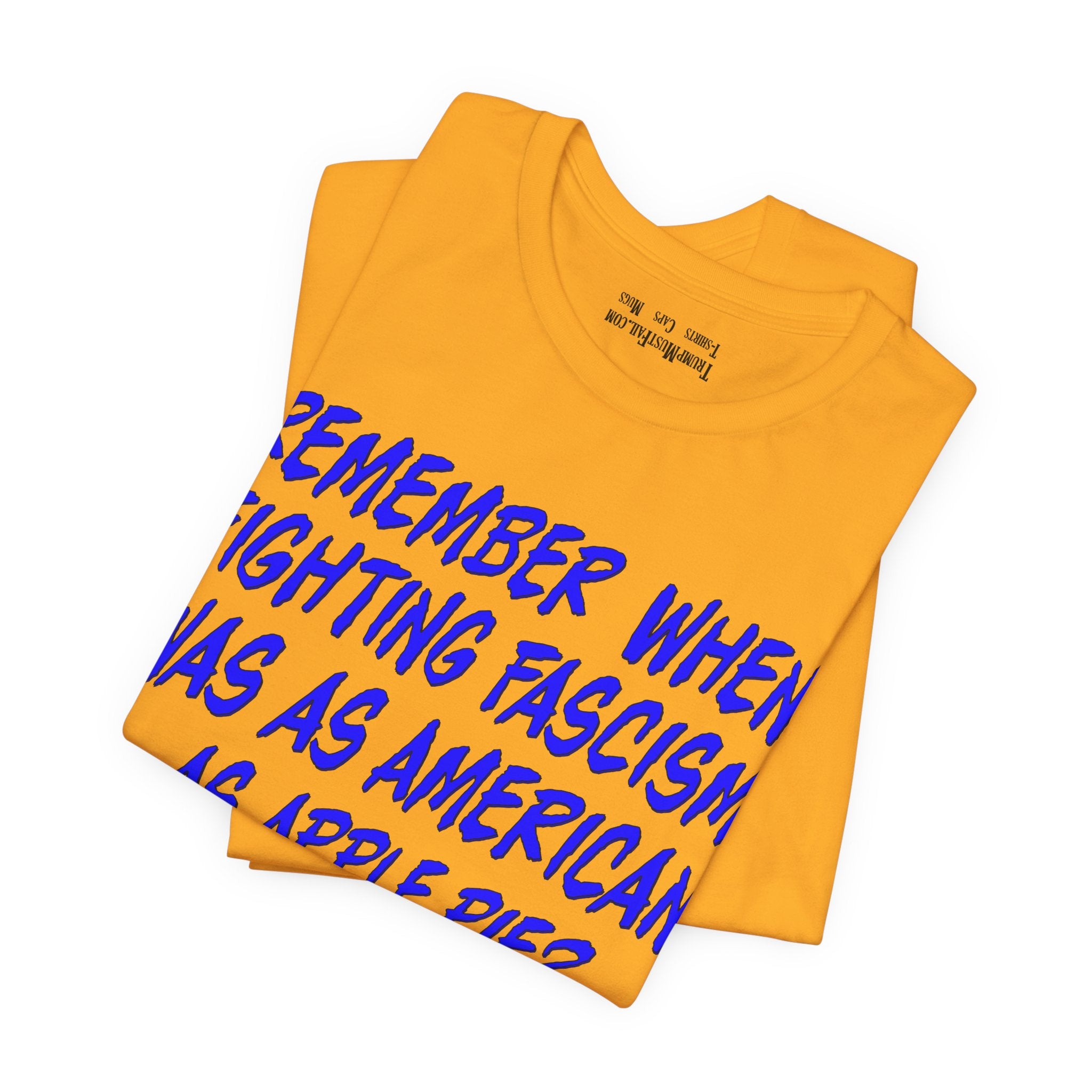 REMEMBER WHEN T-SHIRT/GOLD