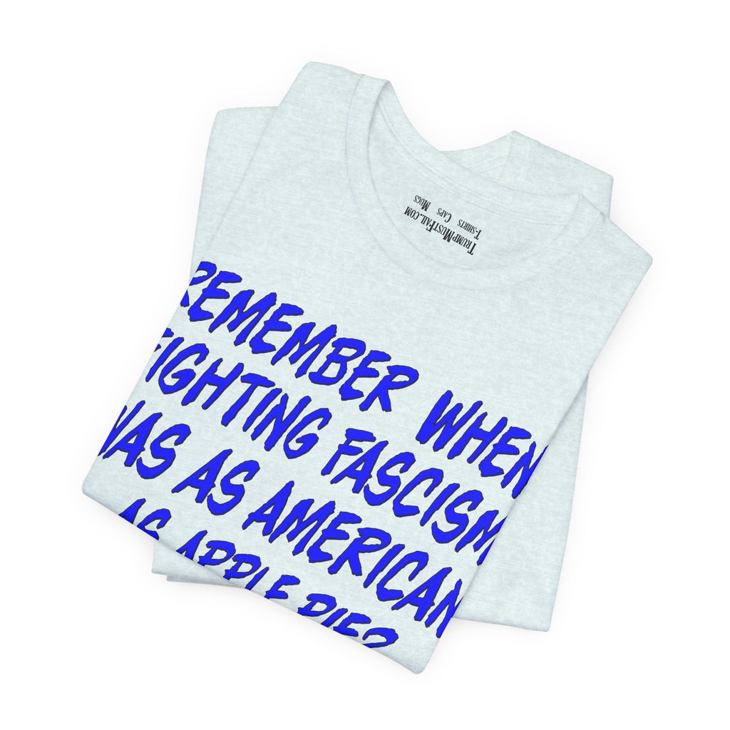 REMEMBER WHEN T-SHIRT/HEATHER ICE BLUE