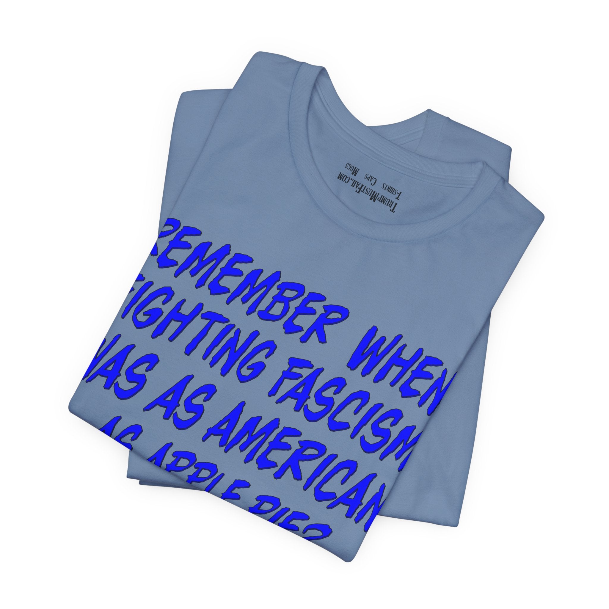 REMEMBER WHEN T-SHIRT/STEEL BLUE