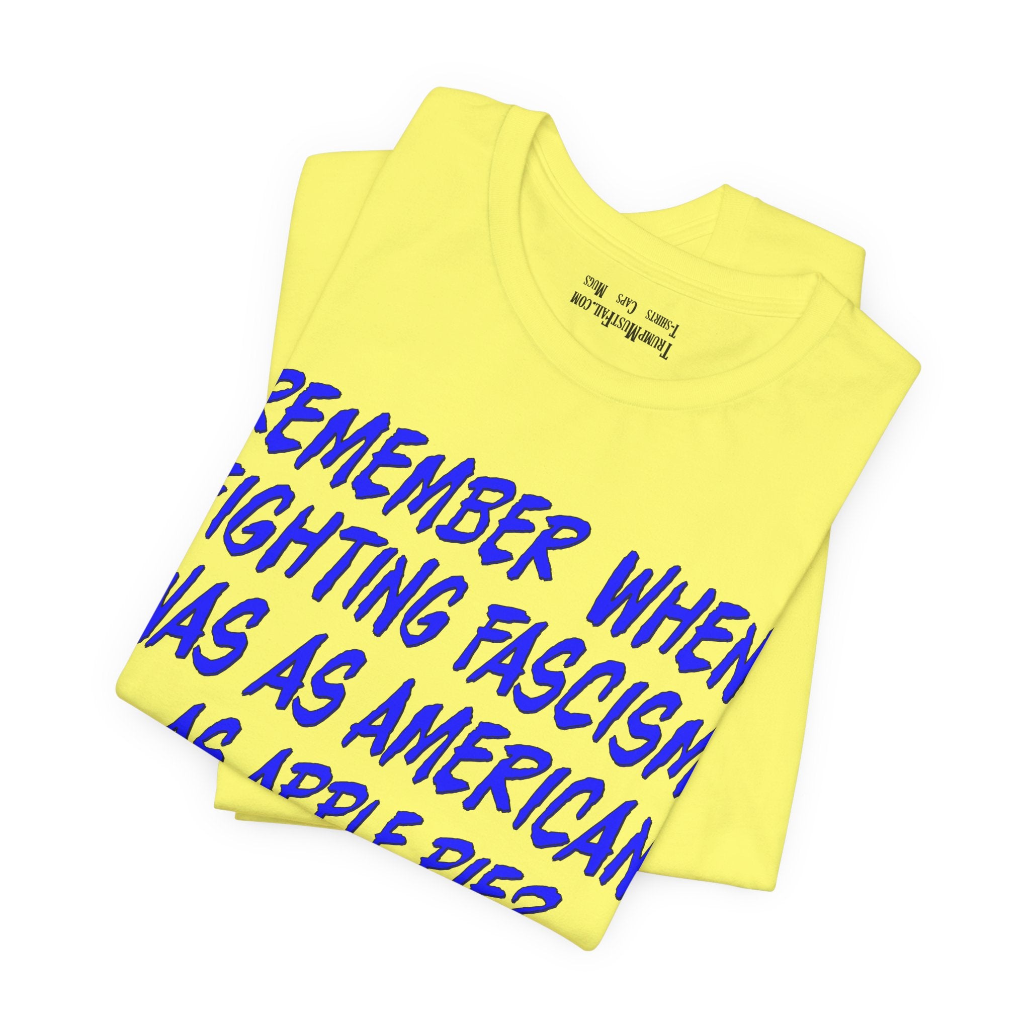 REMEMBER WHEN T-SHIRT/YELLOW