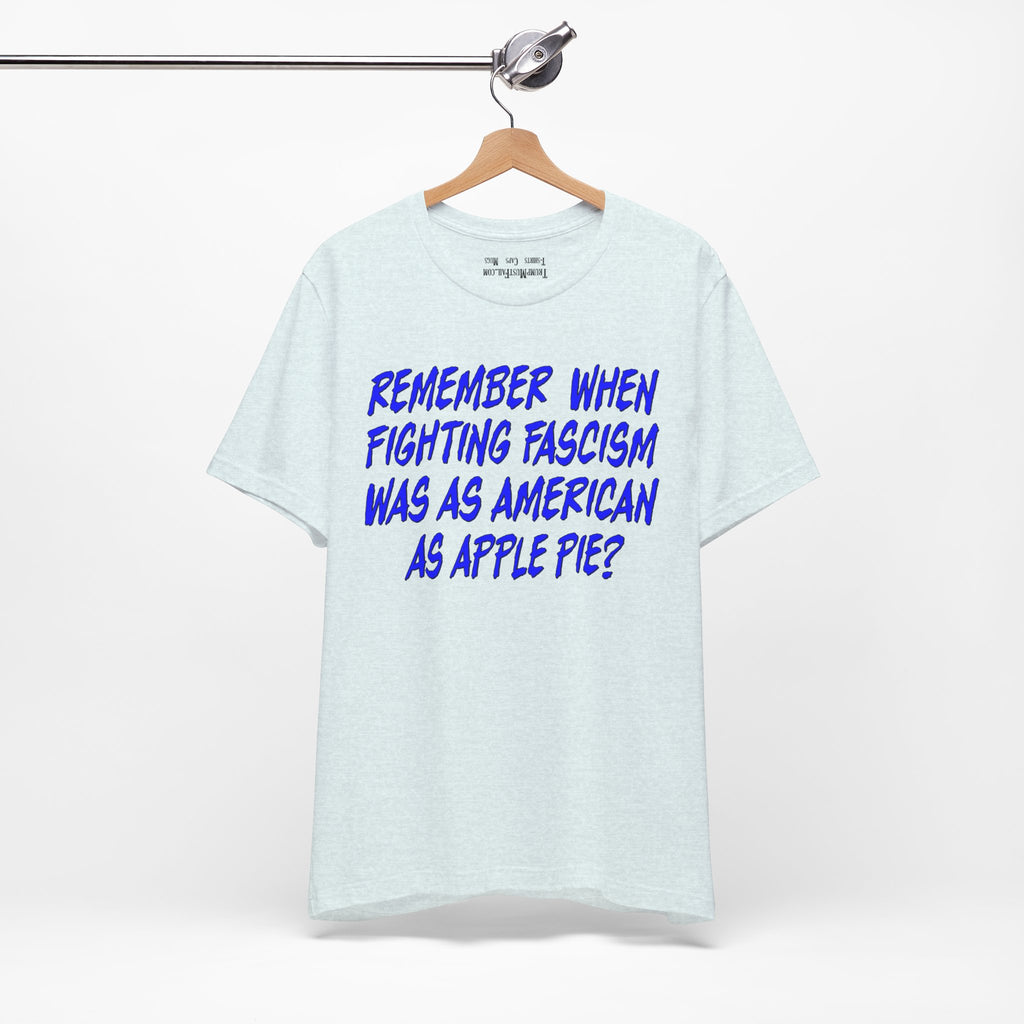 REMEMBER WHEN T-SHIRT/HEATHER ICE BLUE