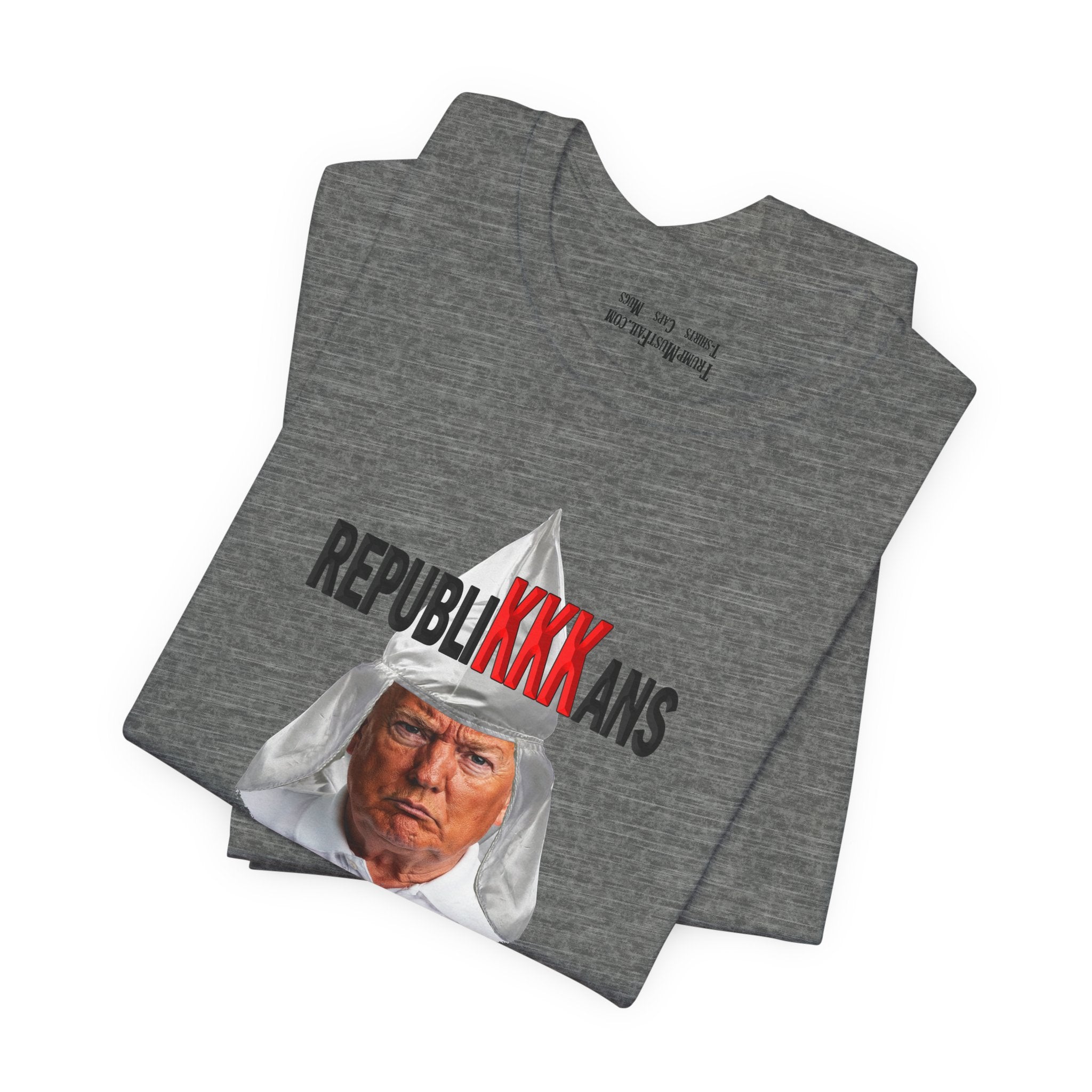 REPUBLIKKKANS T-SHIRT/DEEP HEATHER