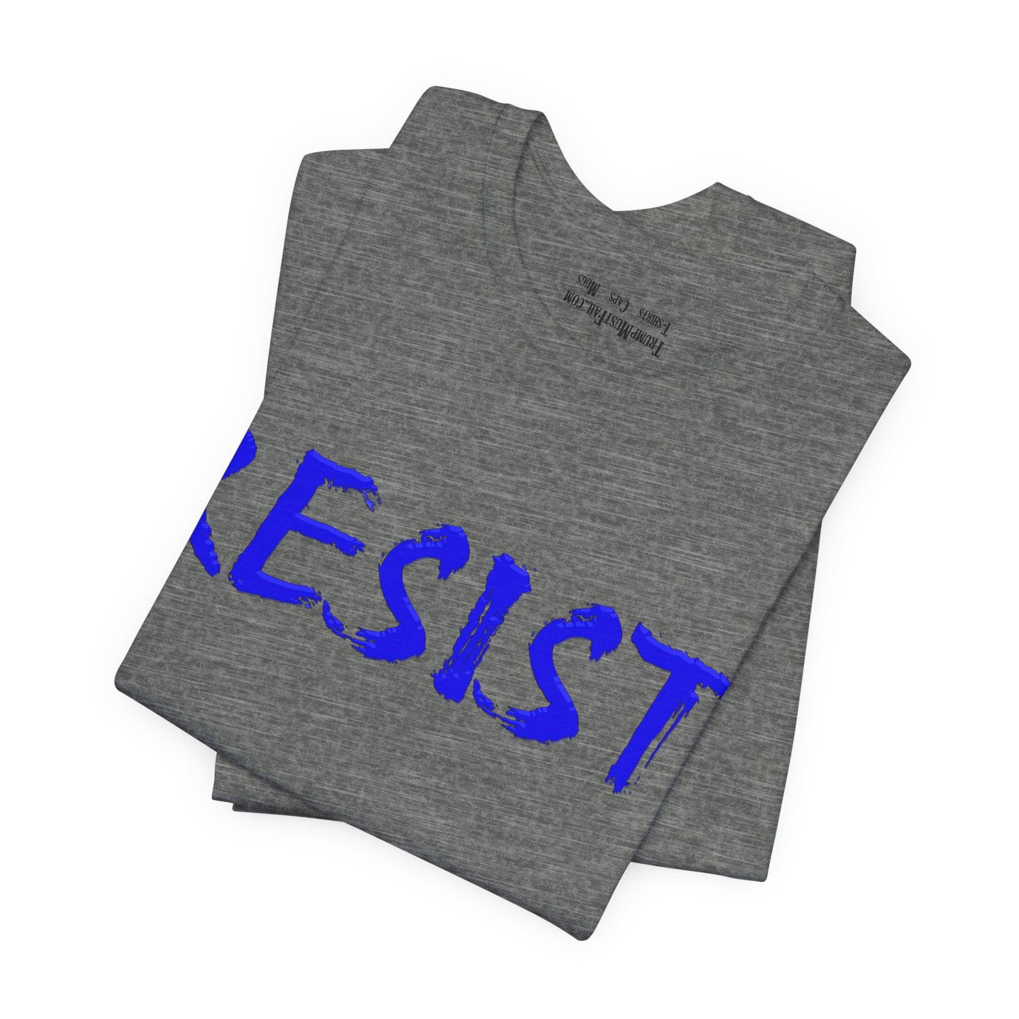 RESIST! T-SHIRT/DEEP HEATHER
