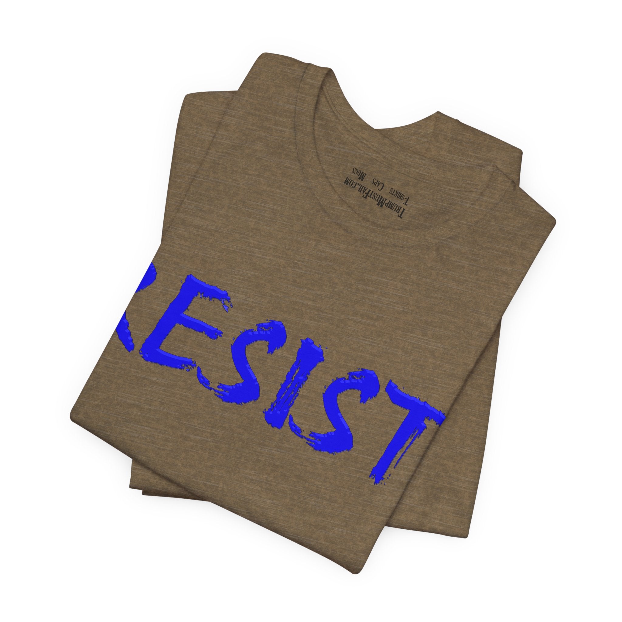 RESIST! T-SHIRT/HEATHER OLIVE