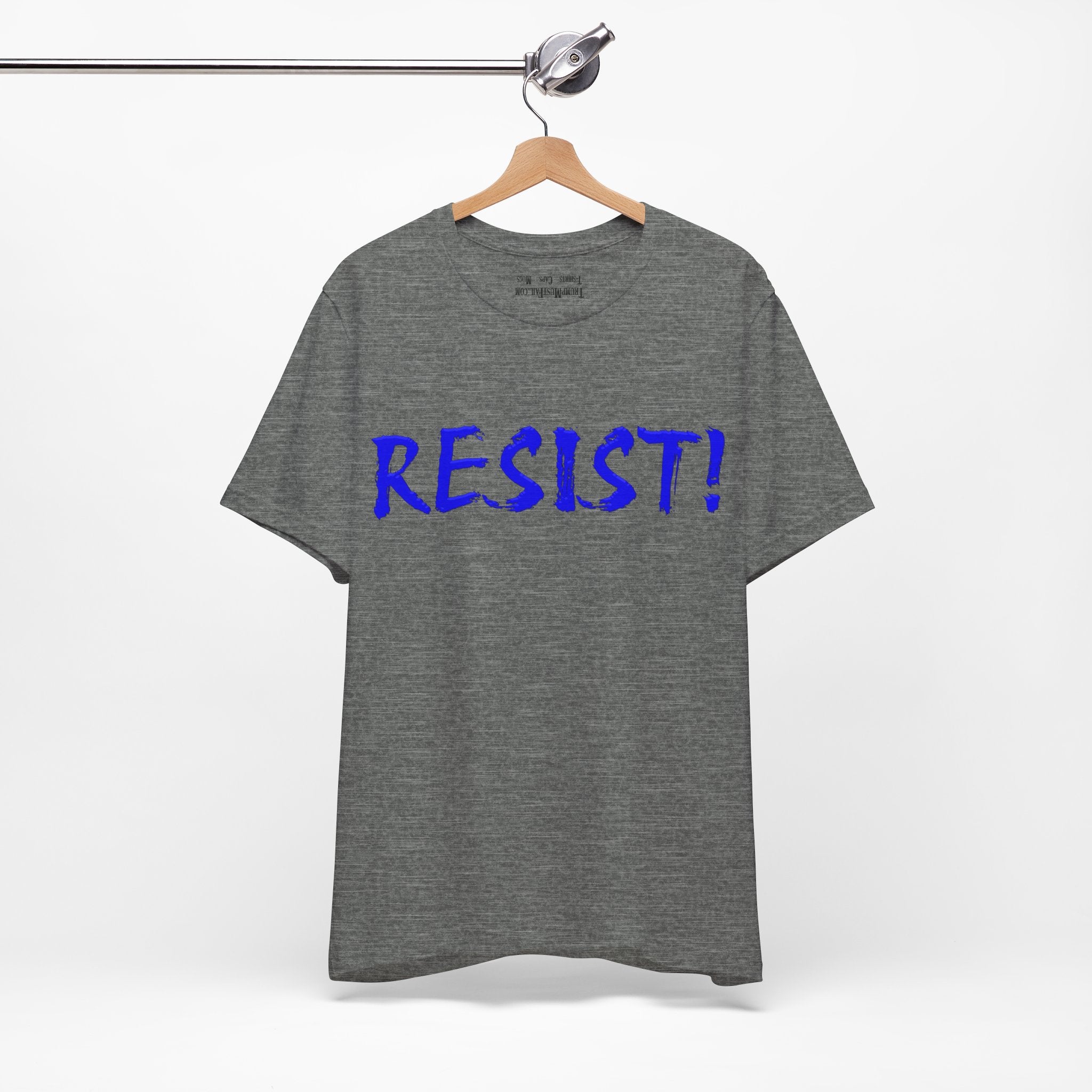 RESIST! T-SHIRT/DEEP HEATHER
