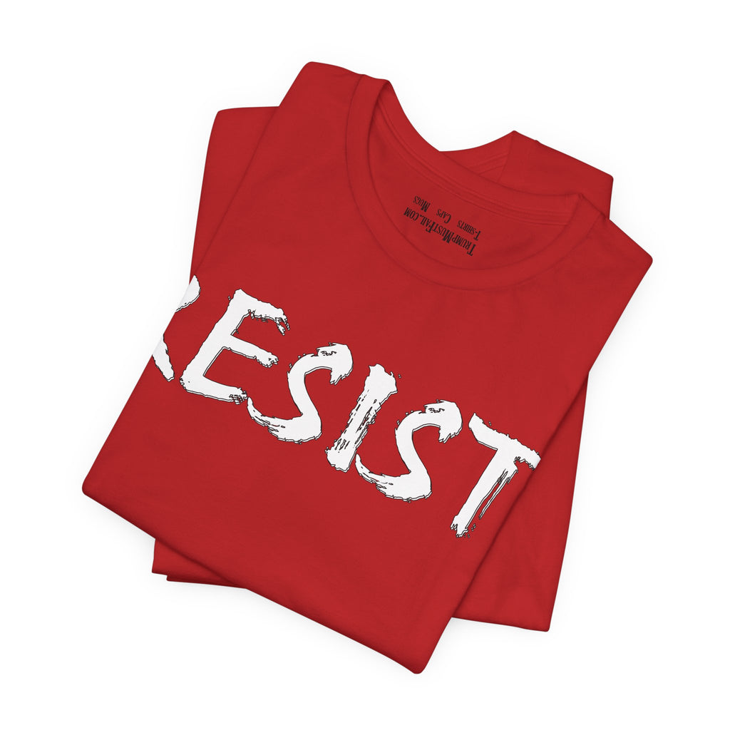 RESIST WHITE T-SHIRT/RED