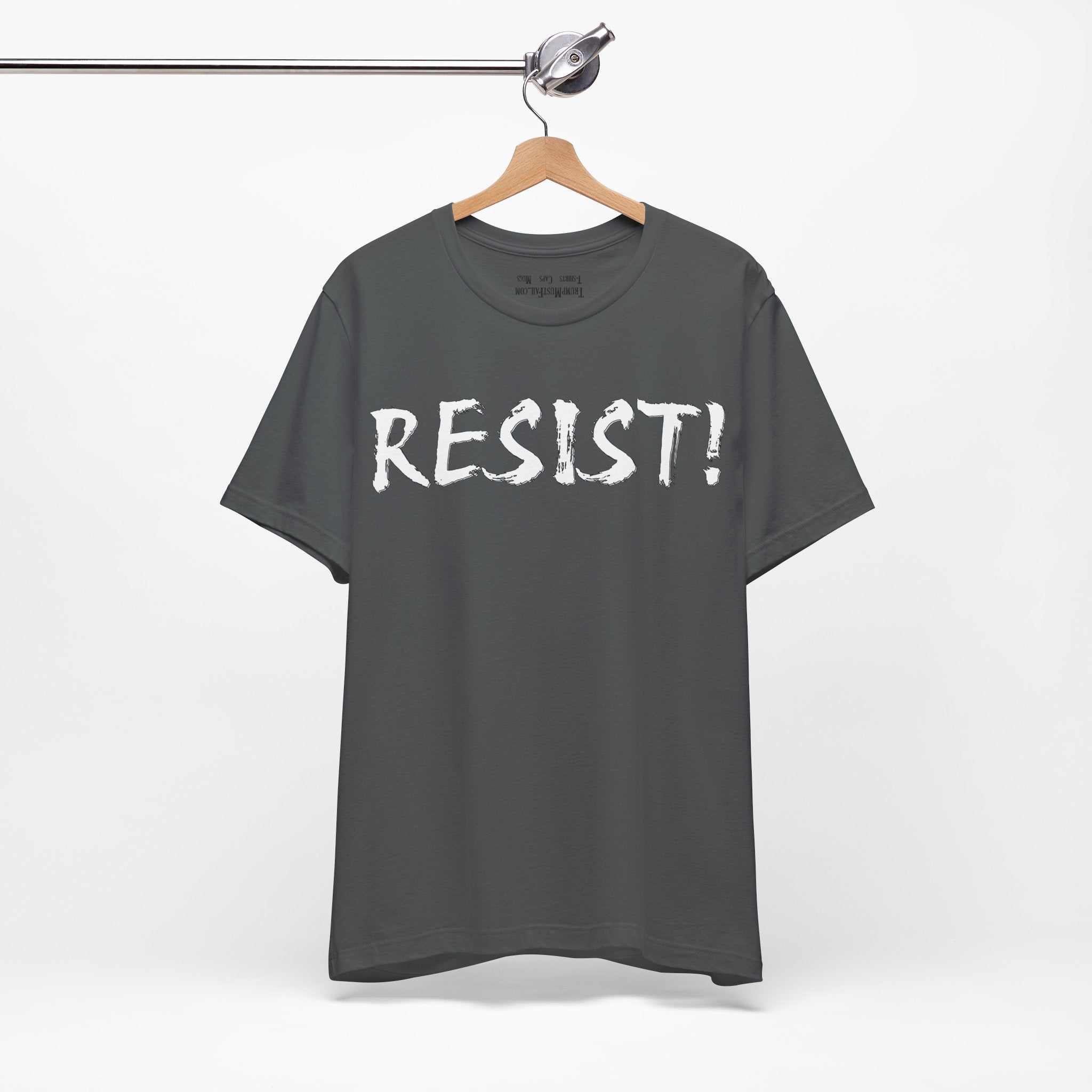 RESIST WHITE T-SHIRT/ASPHALT