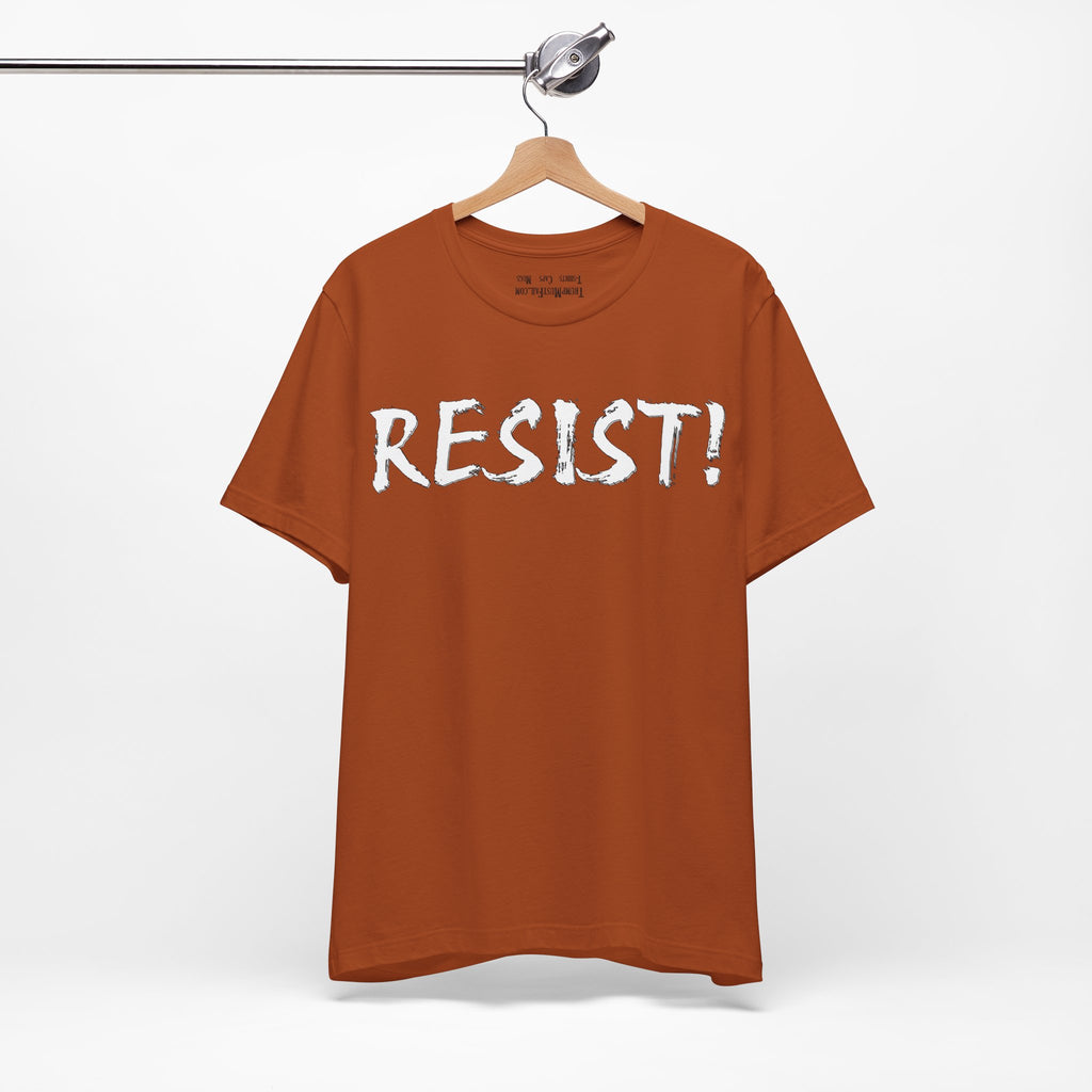 RESIST WHITE T-SHIRT/AUTUMN