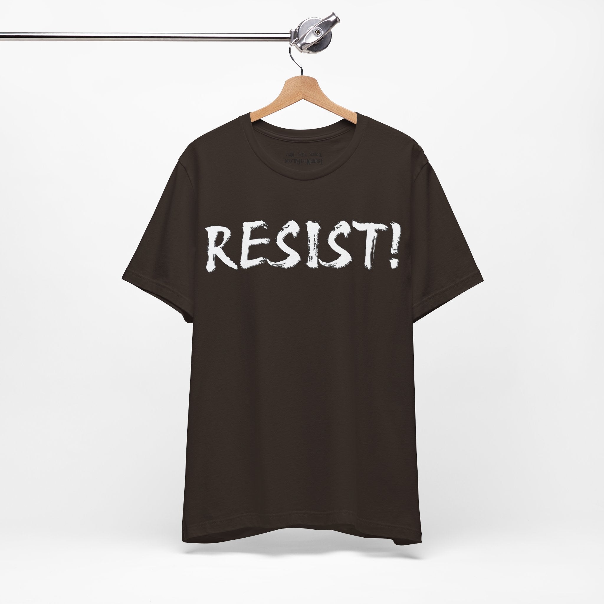 RESIST T-SHIRT/BROWN