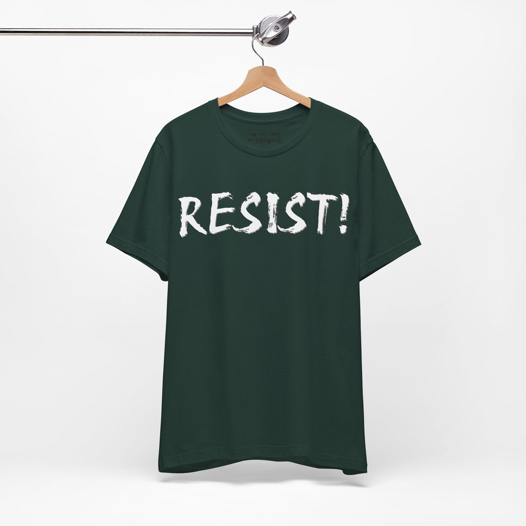 RESIST WHITE T-SHIRT/FOREST