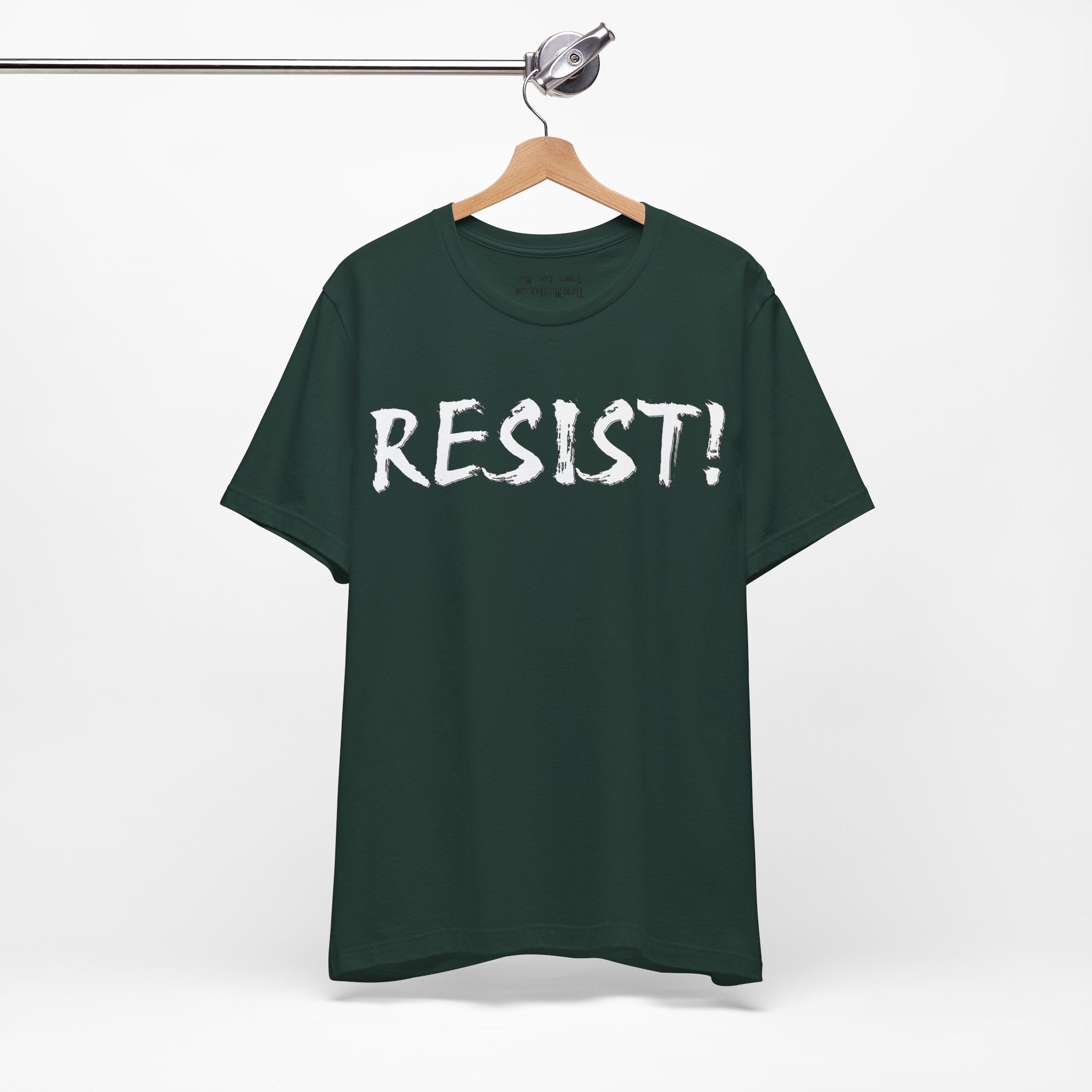 RESIST WHITE T-SHIRT/FOREST