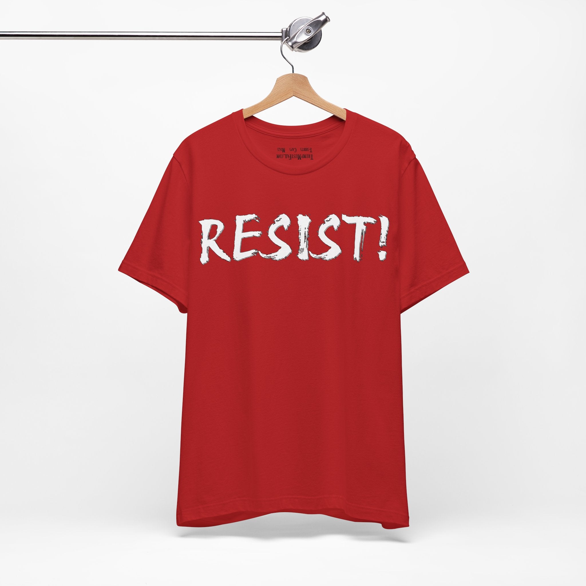 RESIST WHITE T-SHIRT/RED