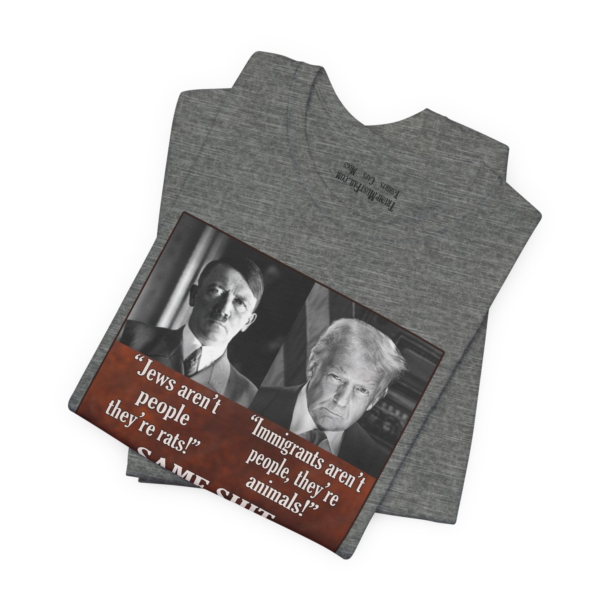 SAME SHIT T-SHIRT/DEEP HEATHER