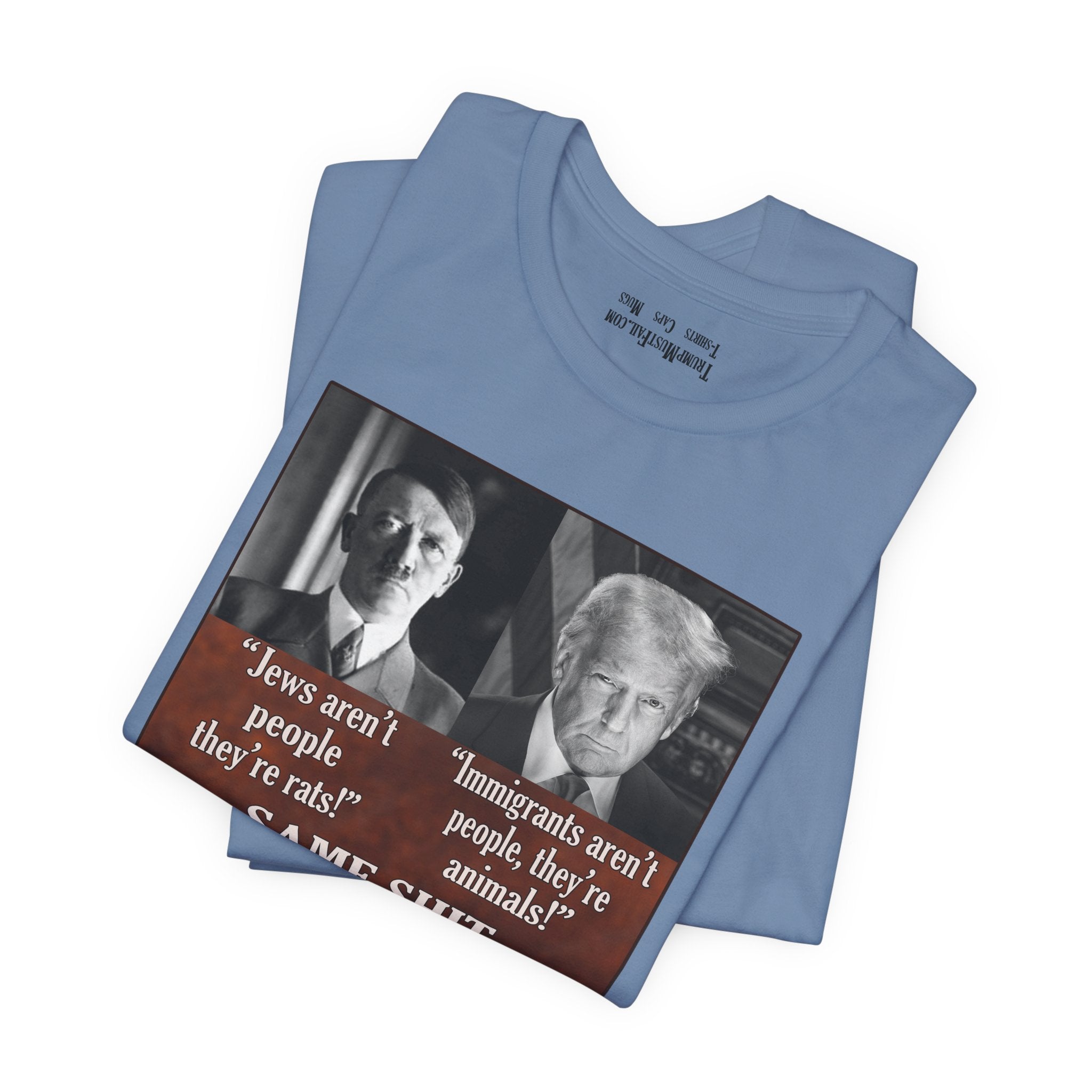 SAME SHIT T-SHIRT/STEEL BLUE