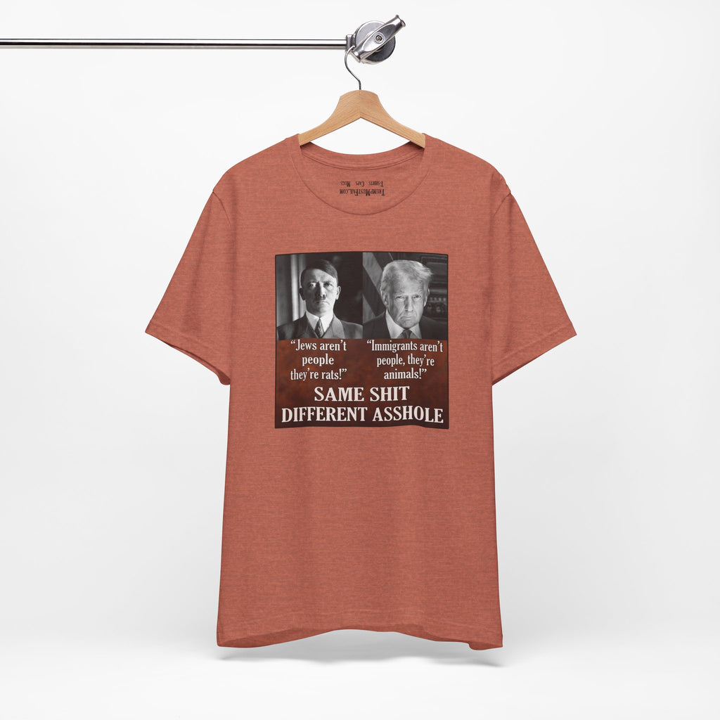 SAME SHIT T-SHIRT/HEATHER CLAY