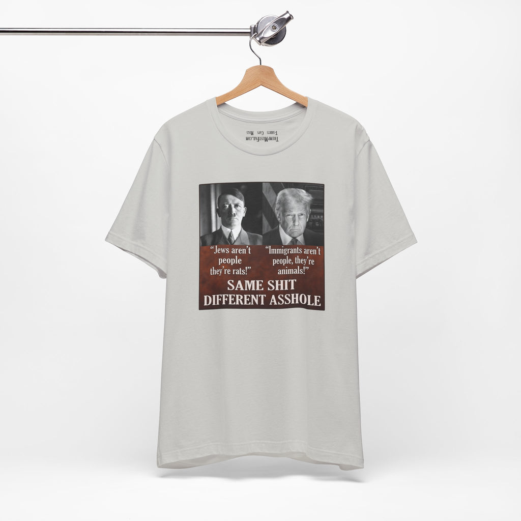 SAME SHIT T-SHIRT/SILVER