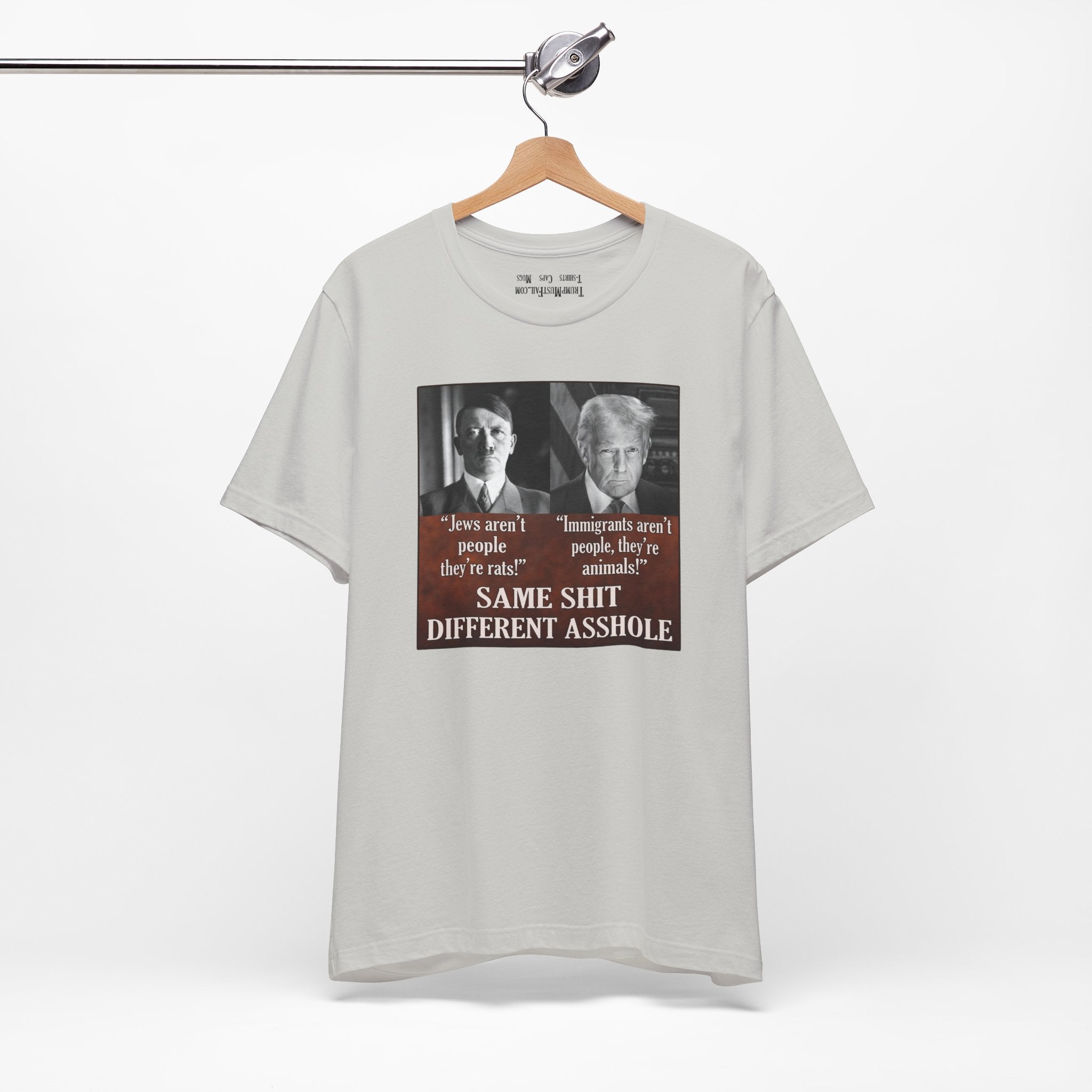 SAME SHIT T-SHIRT/SILVER