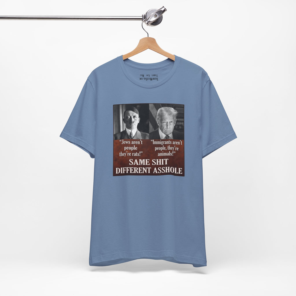 SAME SHIT T-SHIRT/STEEL BLUE