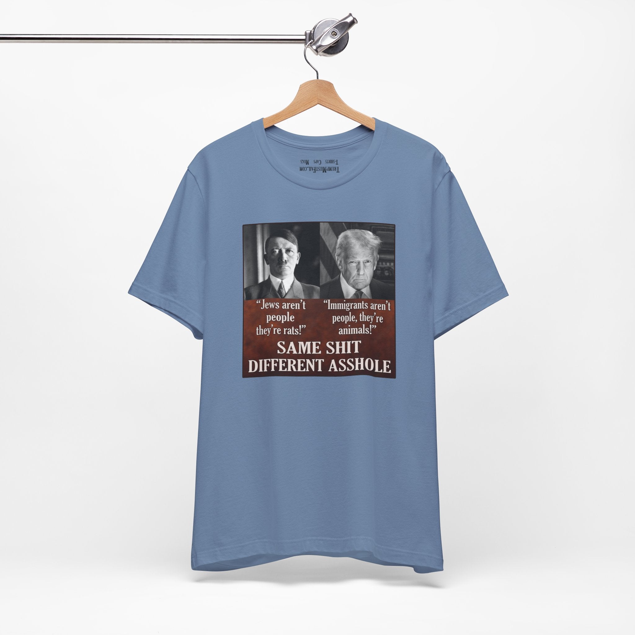SAME SHIT T-SHIRT/STEEL BLUE