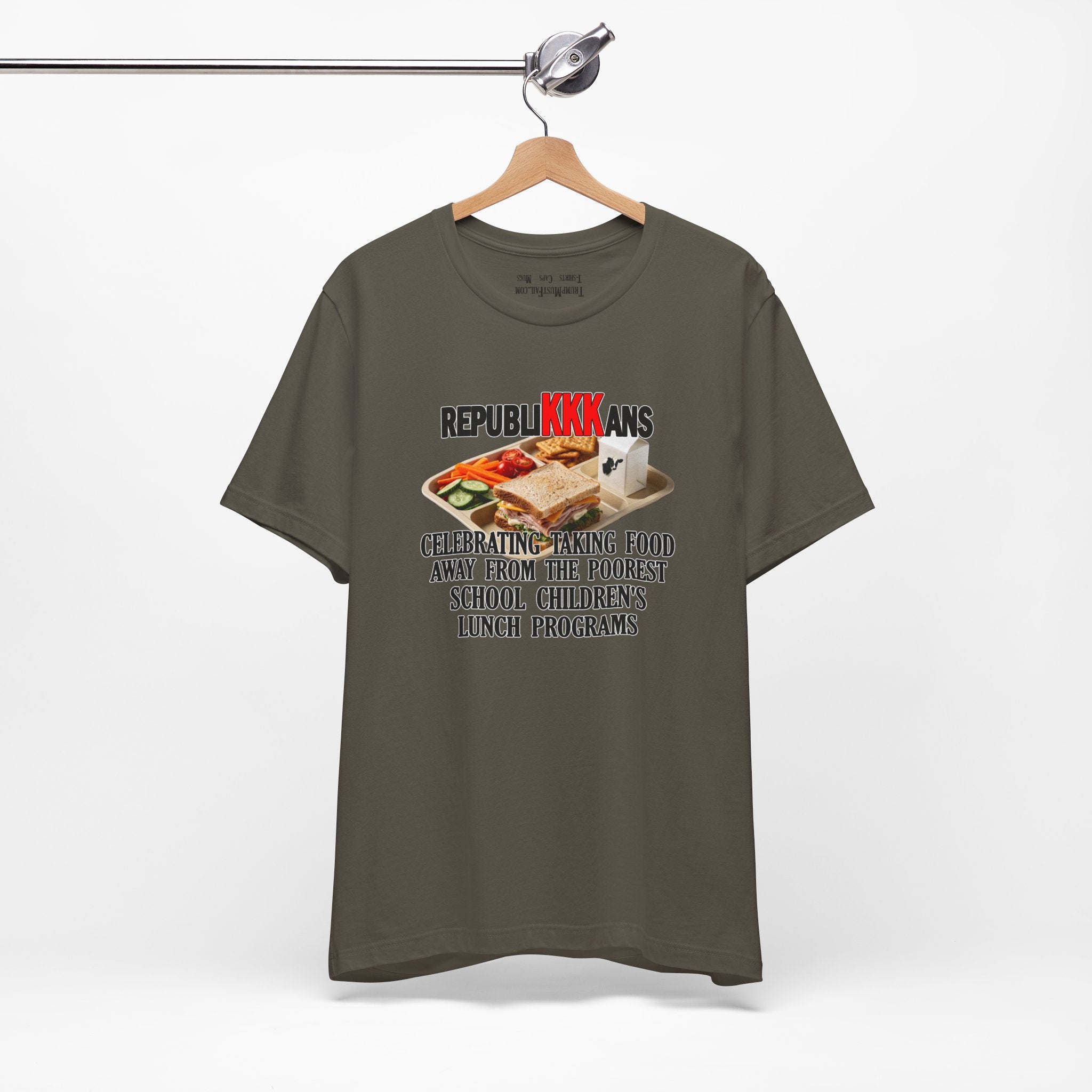 SCHOOL LUNCH T-SHIRT/ARMY
