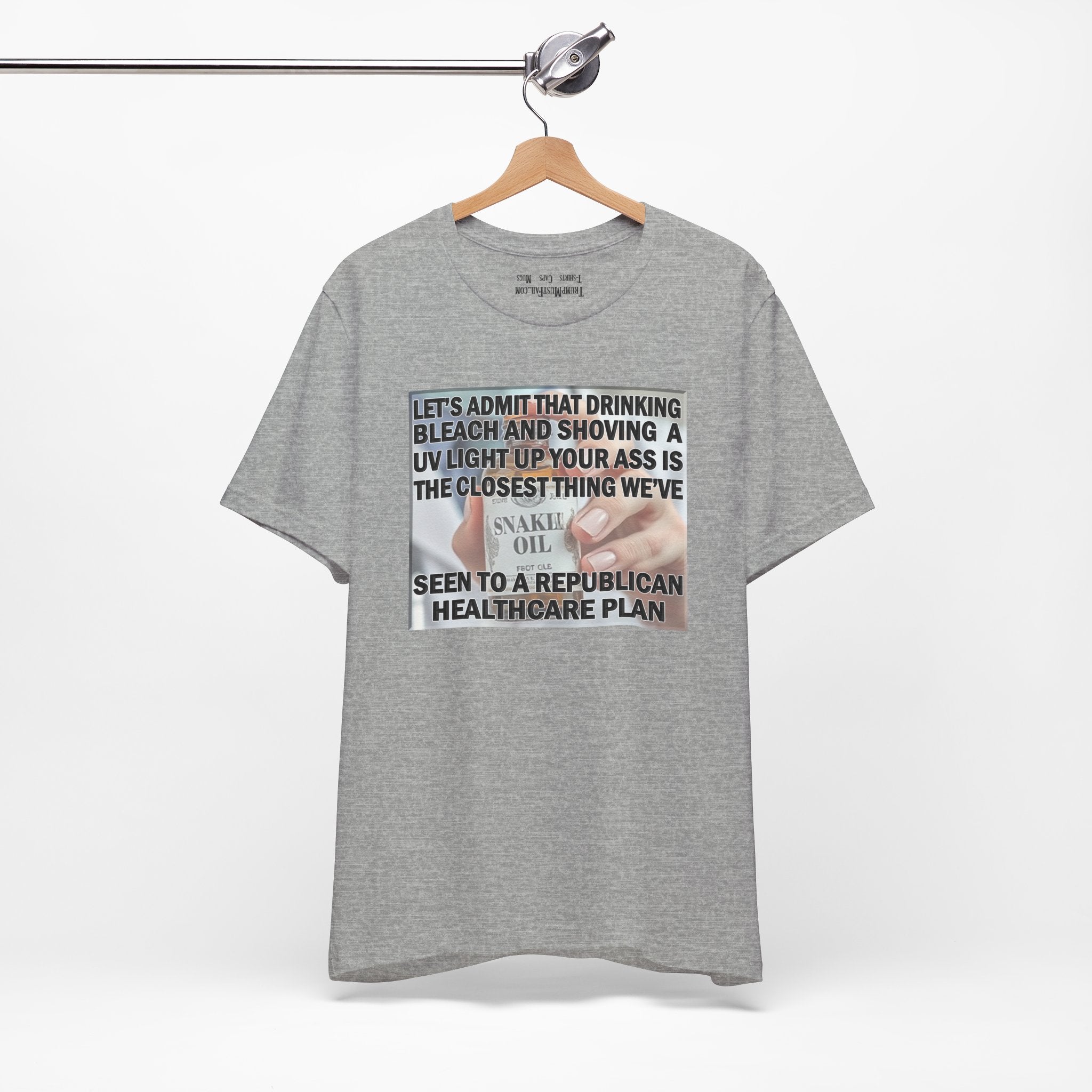 SNAKE OIL T-SHIRT/ATHLETIC HEATHER