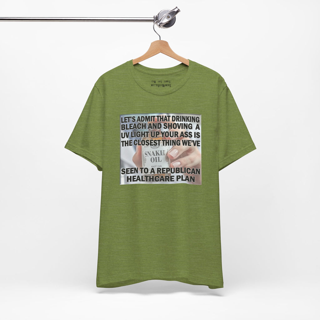 SNAKE OIL T-SHIRT/HEATHER GREEN